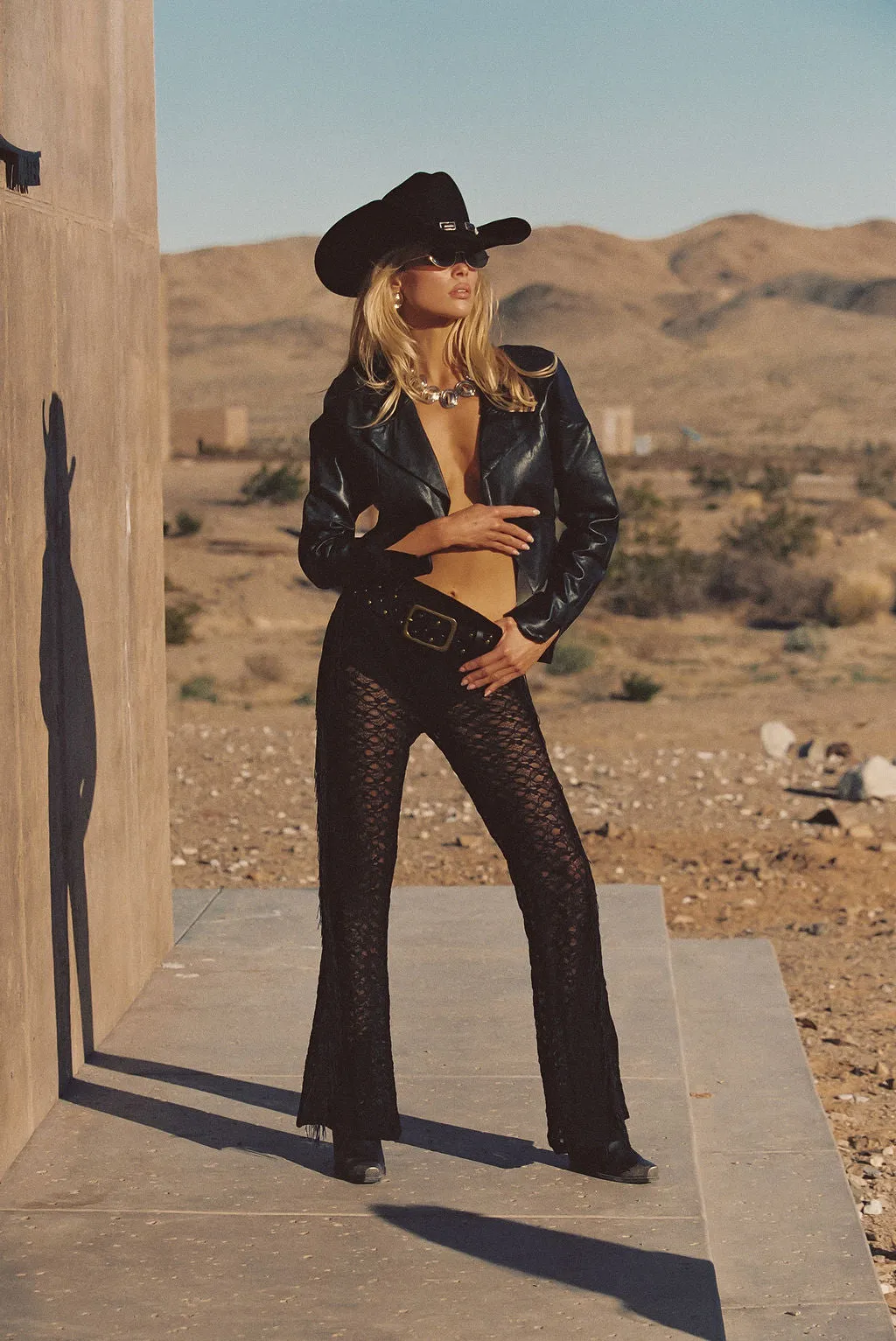 Happy Hour Black Fringe Pant sold by 12th Tribe