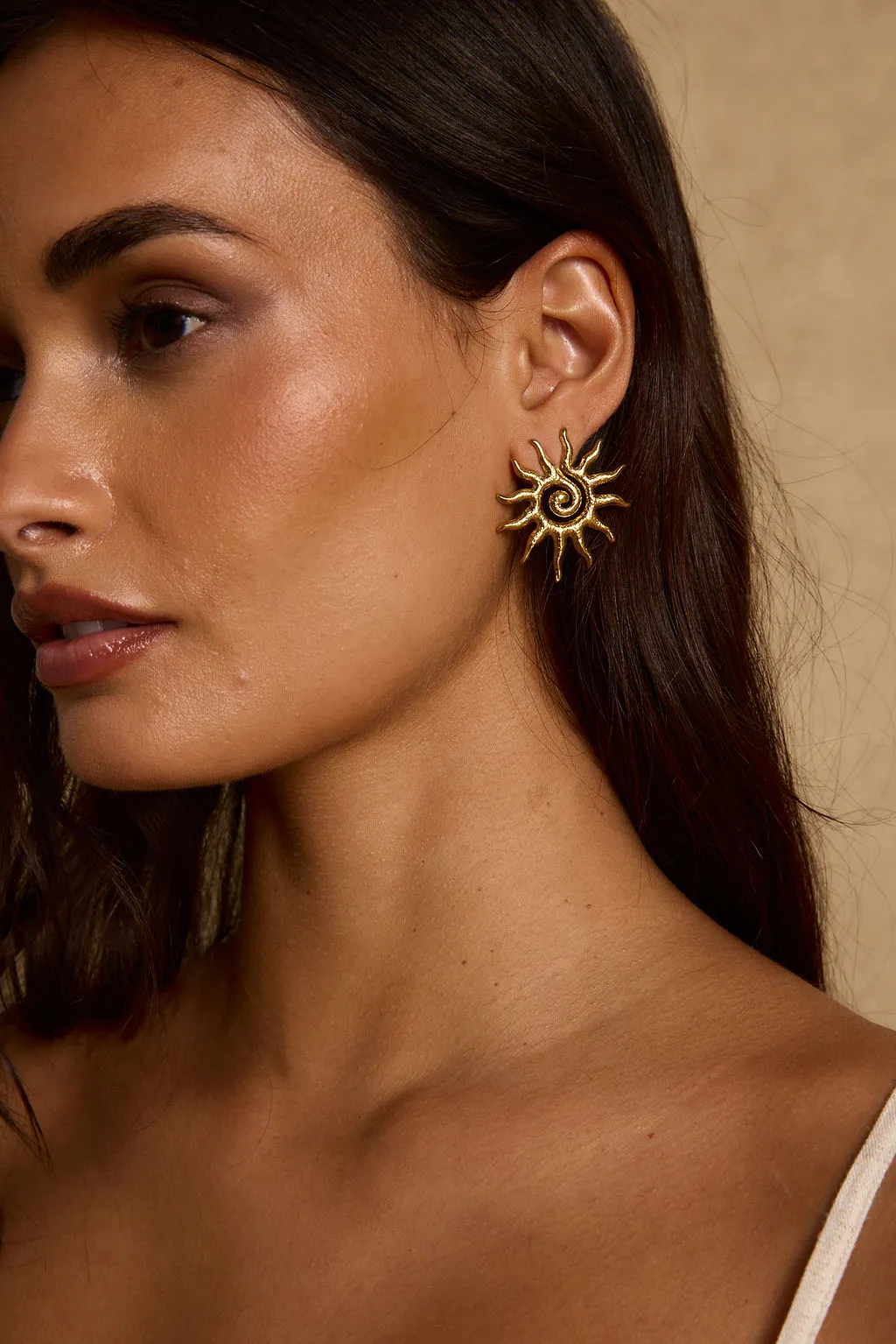 Sunrise Gold Earrings sold by 12th Tribe