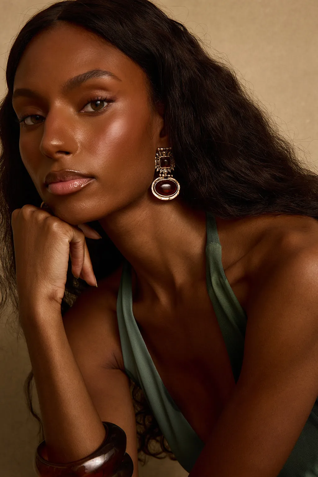 Villa Amber Earrings sold by 12th Tribe product image thumbnail 3