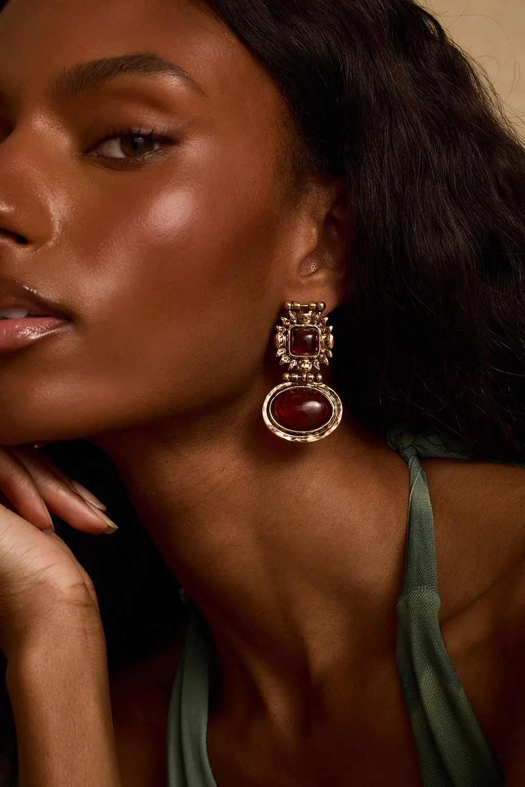 Villa Amber Earrings sold by 12th Tribe