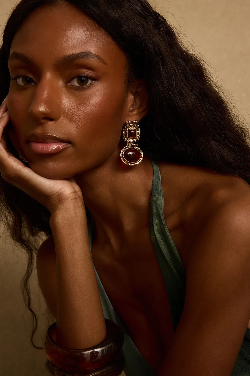 Villa Amber Earrings sold by 12th Tribe product image thumbnail 2