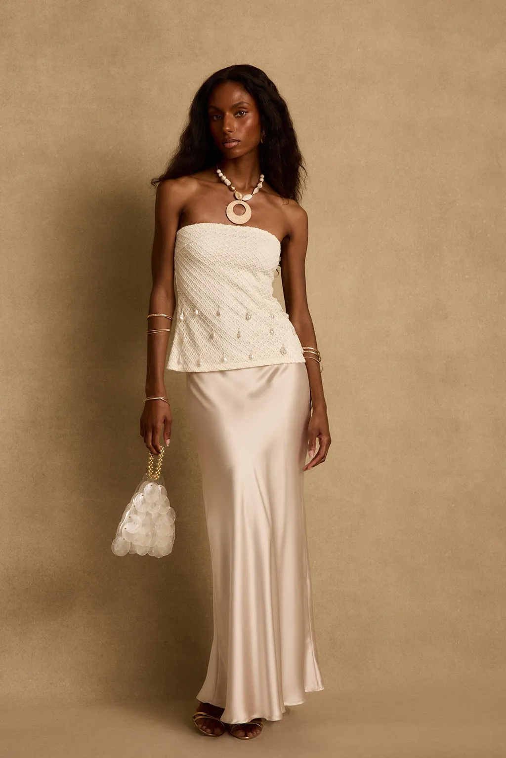 Laguna Pearl Strapless Top sold by 12th Tribe product image thumbnail 3