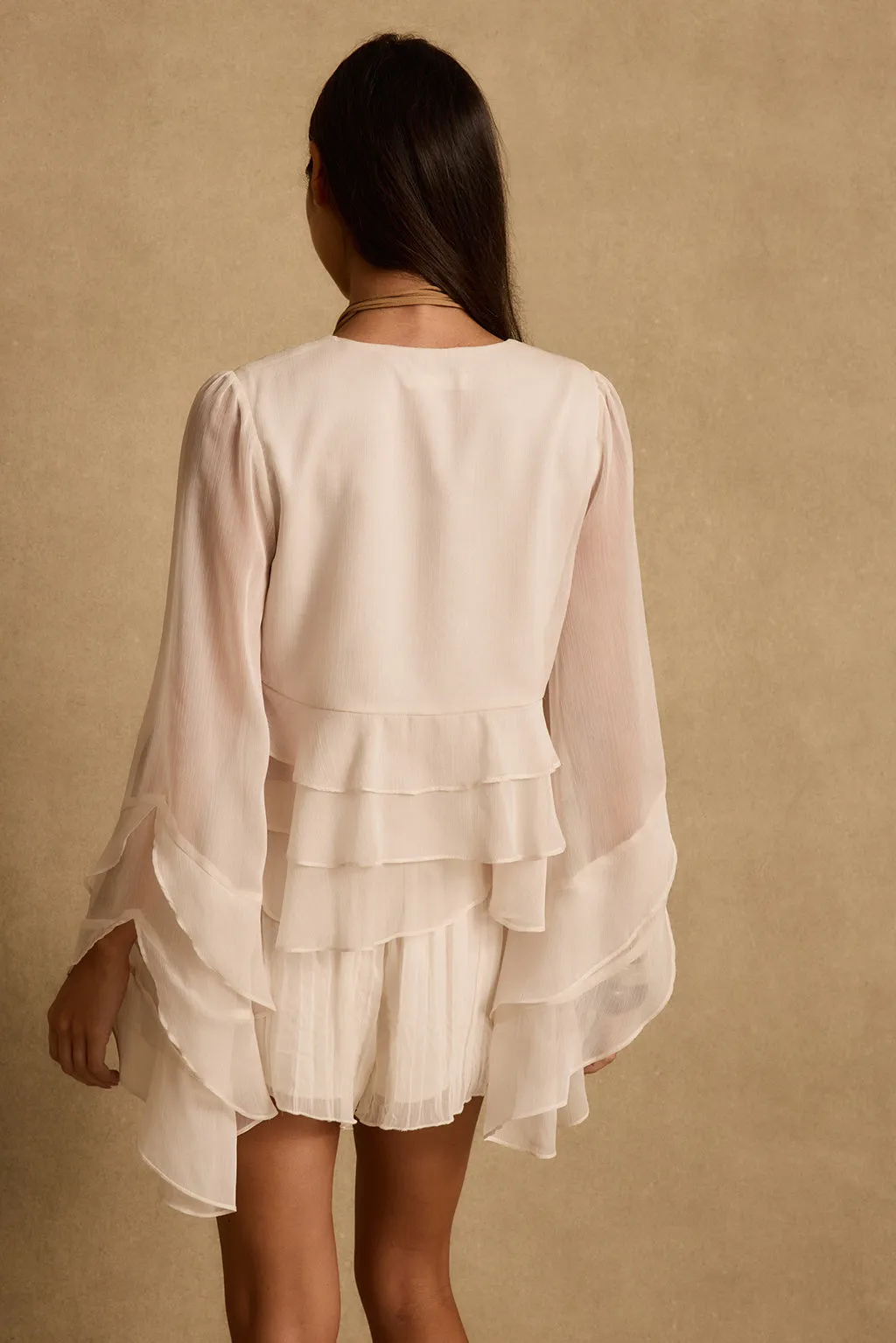 Alana Cream Blouse sold by 12th Tribe product image thumbnail 2