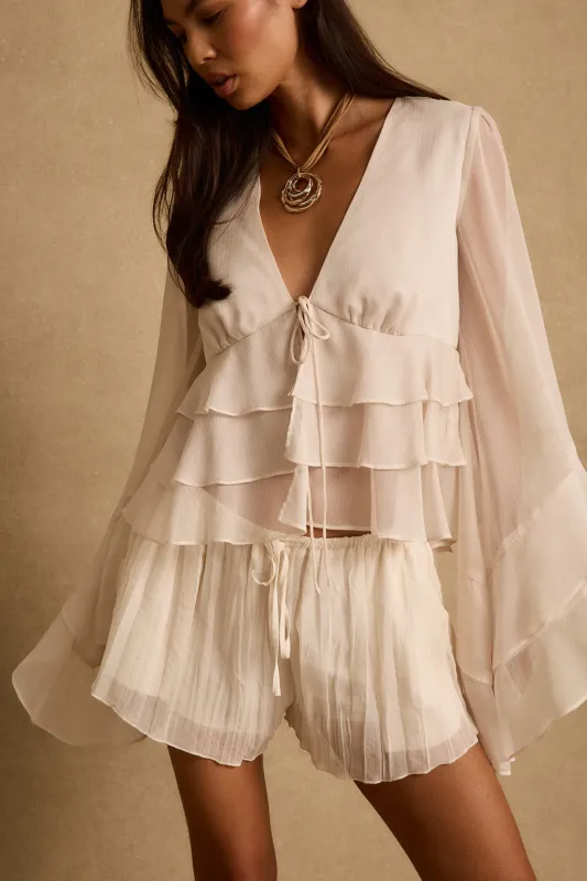 Alana Cream Blouse made by 12th Tribe