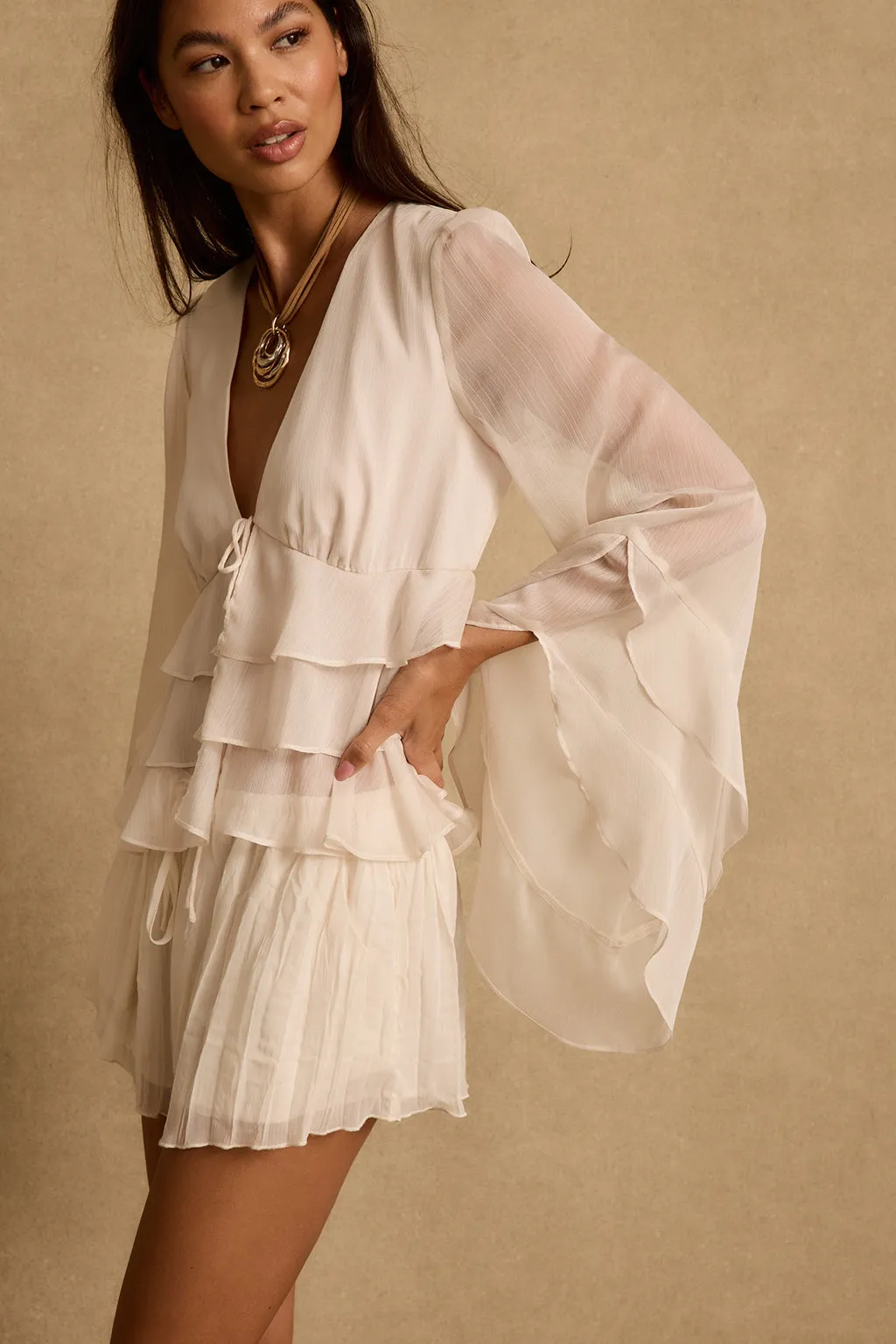 Alana Cream Blouse sold by 12th Tribe product image thumbnail 3