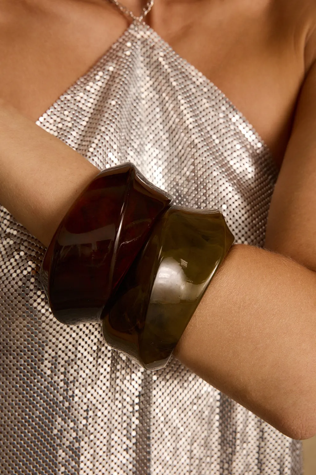 Nila Set of 2 Resin Bangles sold by 12th Tribe product image thumbnail 2