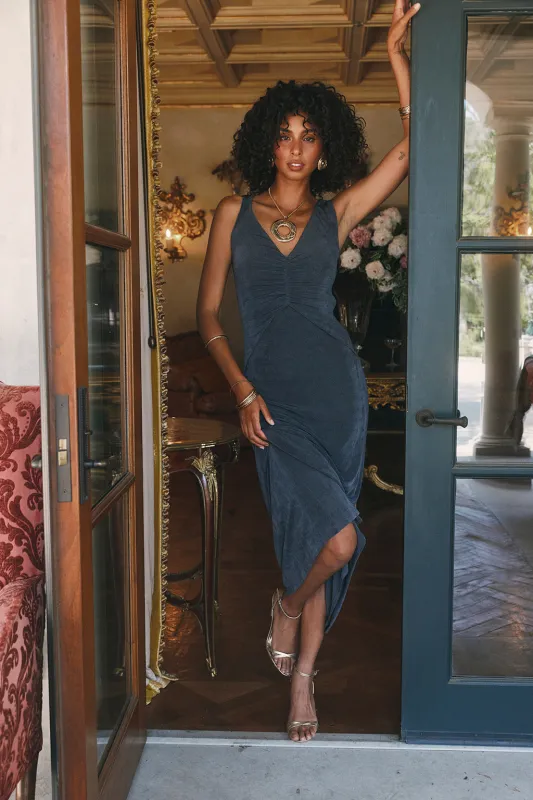 Reese Slate Maxi Dress made by Banjul