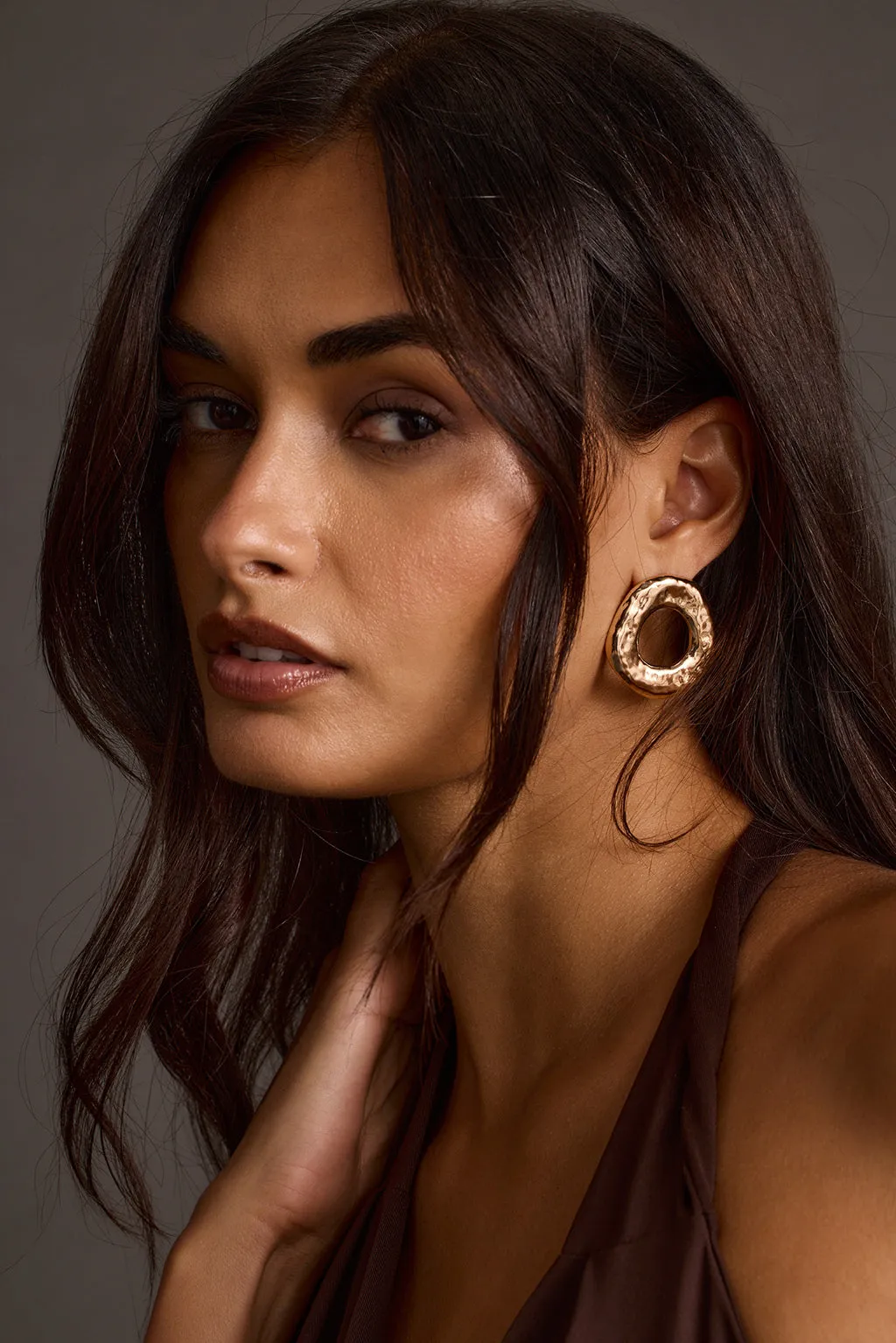 Giada Gold Statement Earrings sold by 12th Tribe