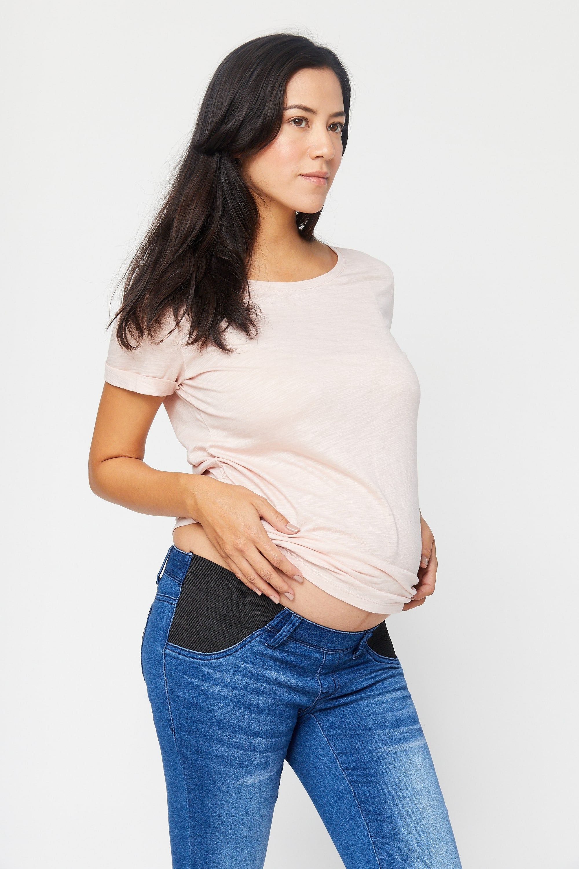 Maternity 27" Butter Ankle Skinny With Side Panels In Wynter Donna sold by 1822 Denim product image thumbnail 2