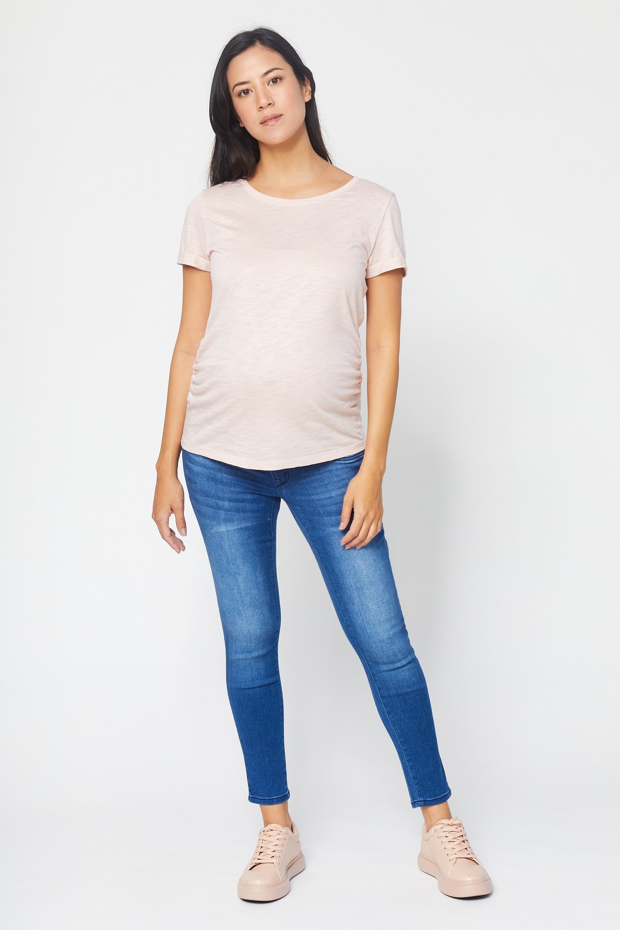 Maternity 27" Butter Ankle Skinny With Side Panels In Wynter Donna sold by 1822 Denim product image thumbnail 4