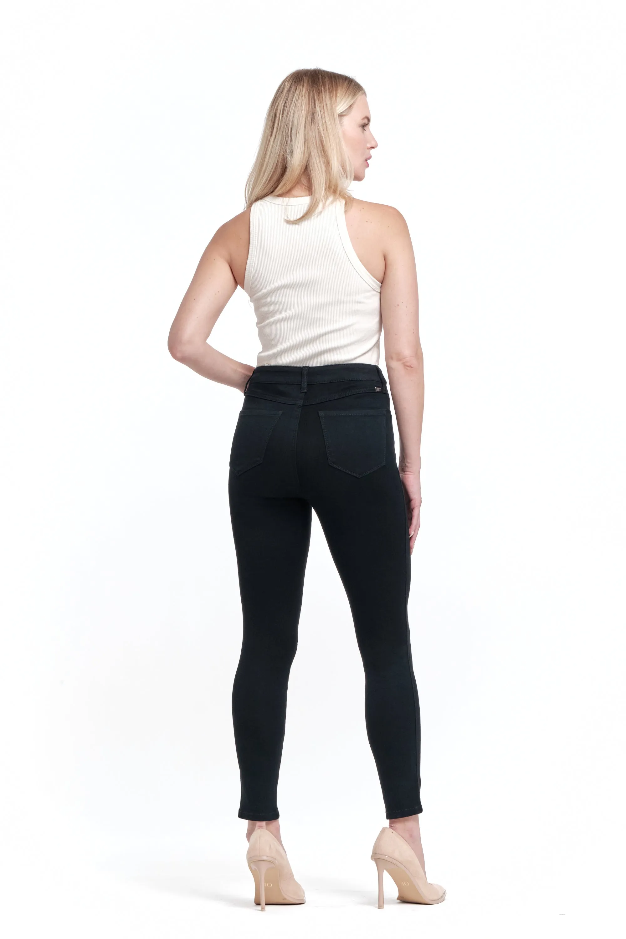 Gia Butter Ankle Skinny in Black sold by 1822 Denim product image thumbnail 3