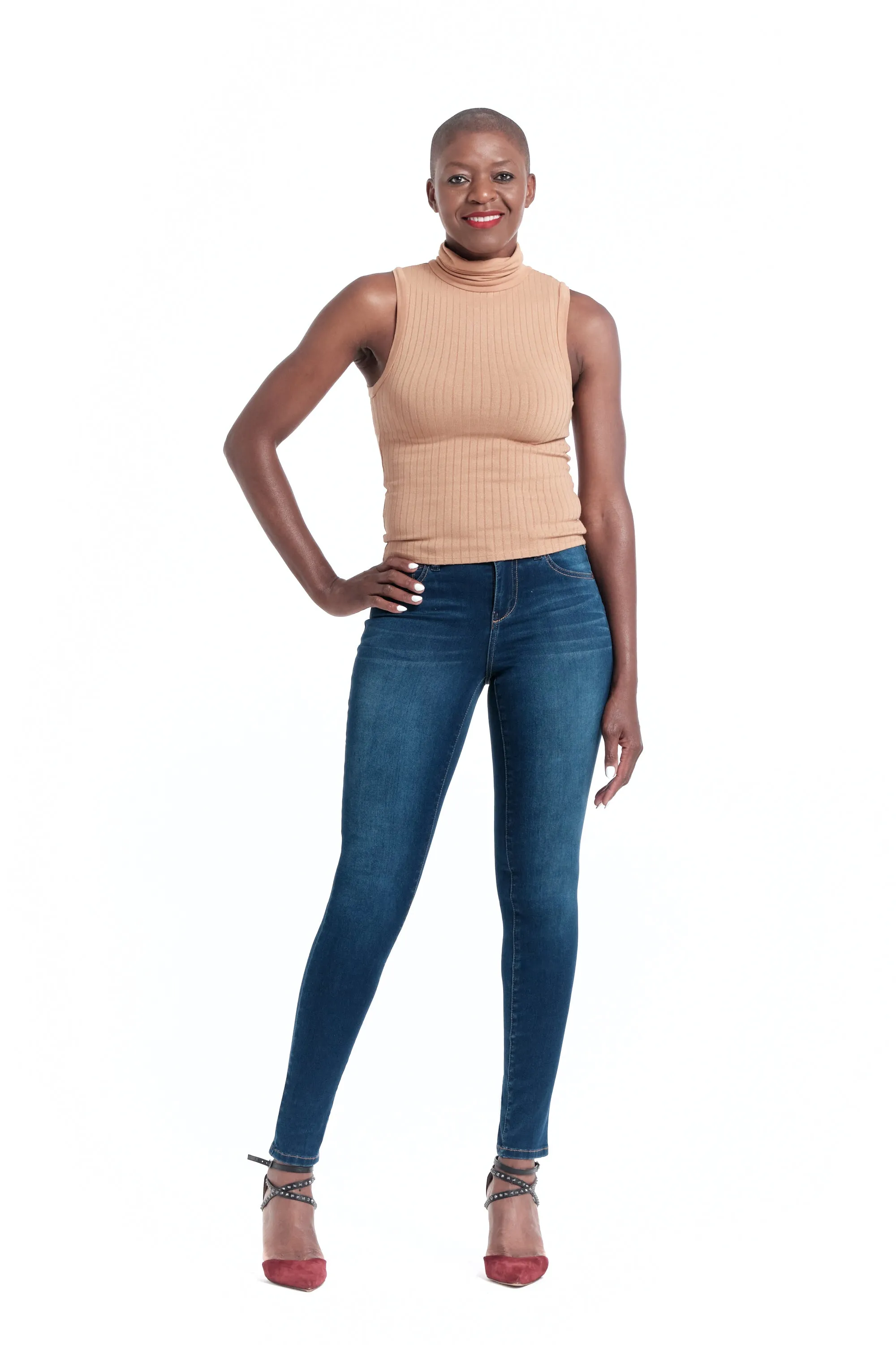 Ava Extra Long Butter Skinny in Lennox sold by 1822 Denim