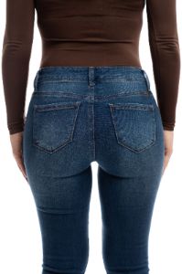 Petite Butter Skinny In Wynter Ziggy sold by 1822 Denim