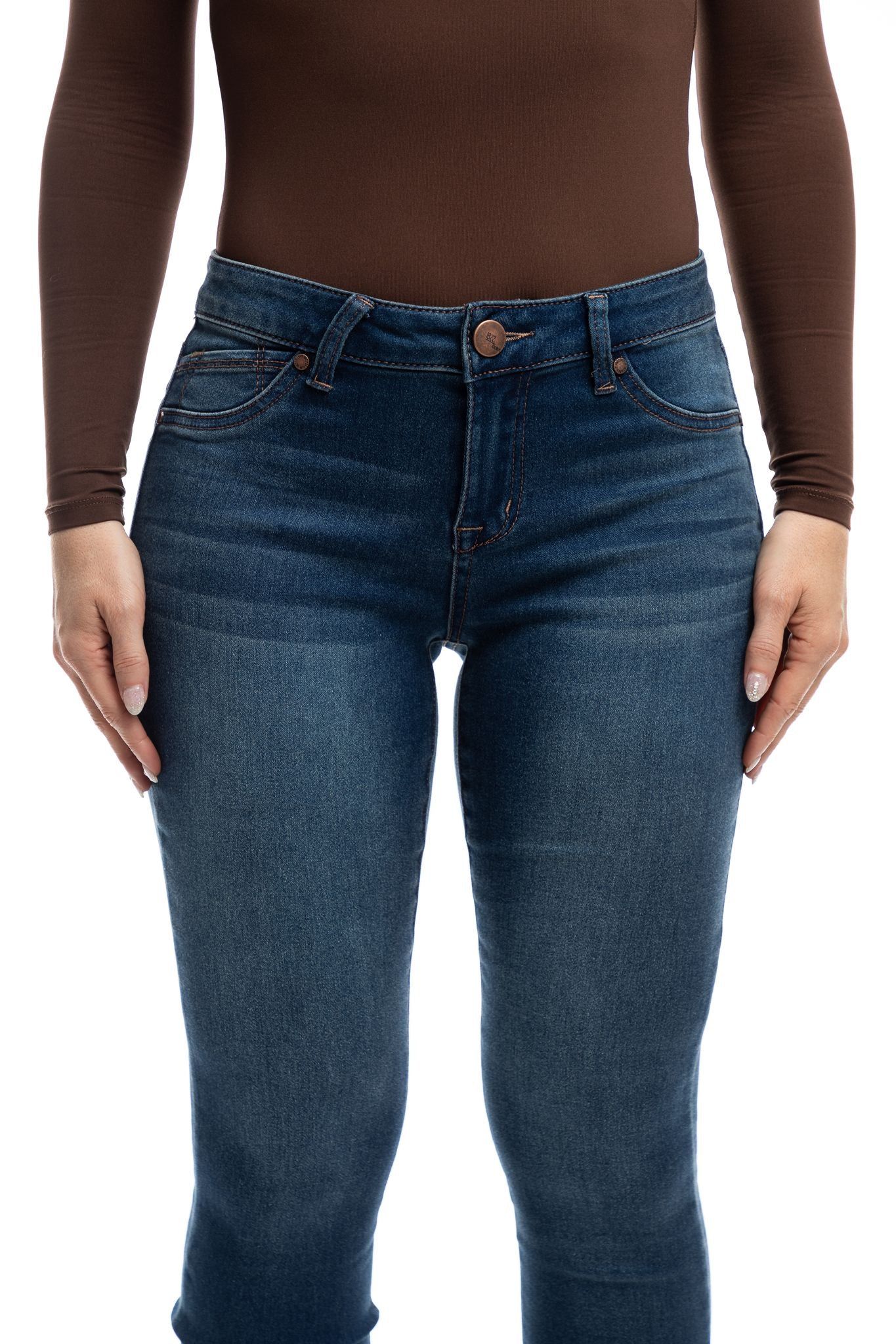 Petite Butter Skinny In Wynter Ziggy sold by 1822 Denim product image thumbnail 3