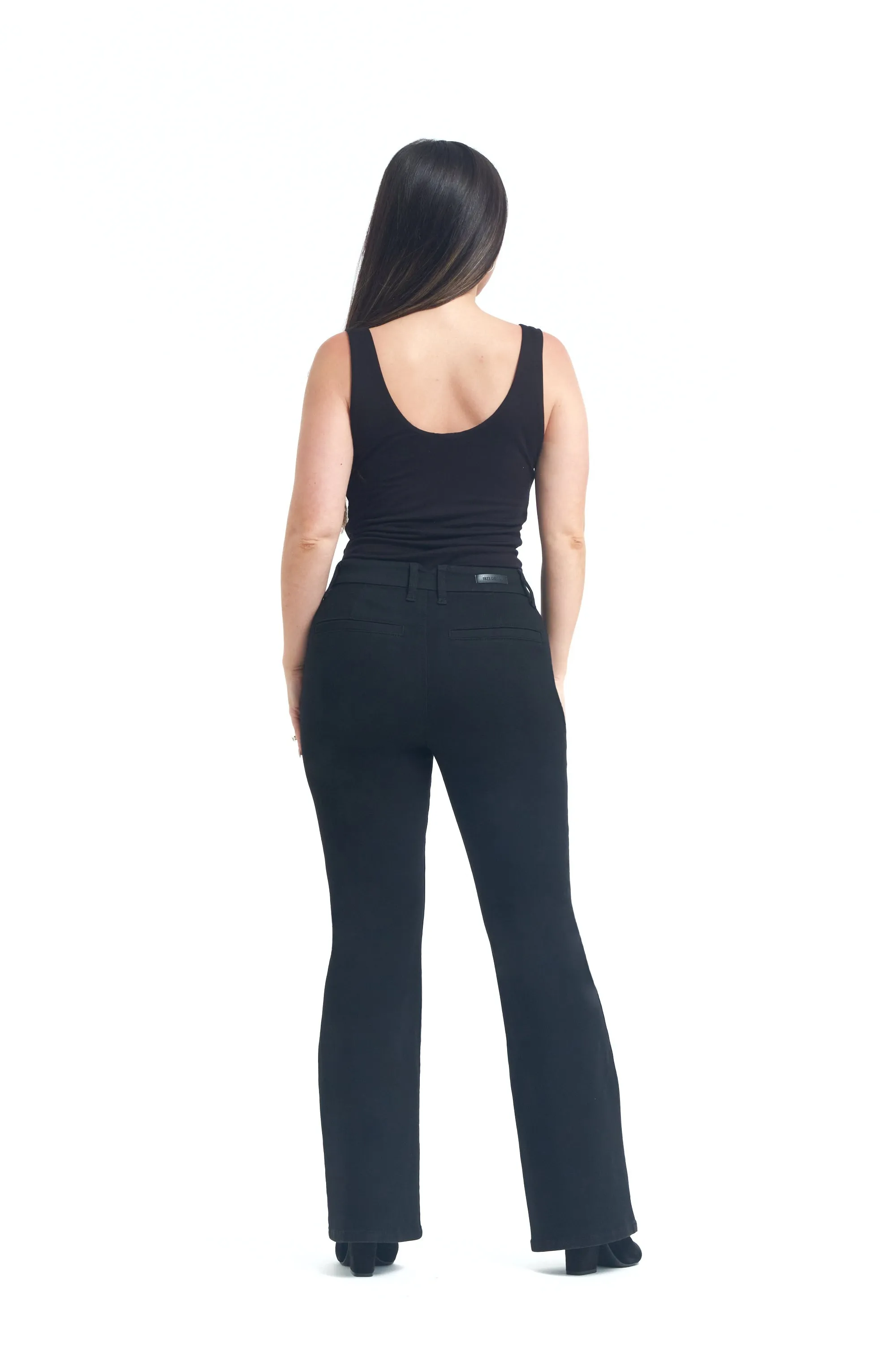 Petite Better Butter Trouser Slim Boot in Black sold by 1822 Denim product image thumbnail 2