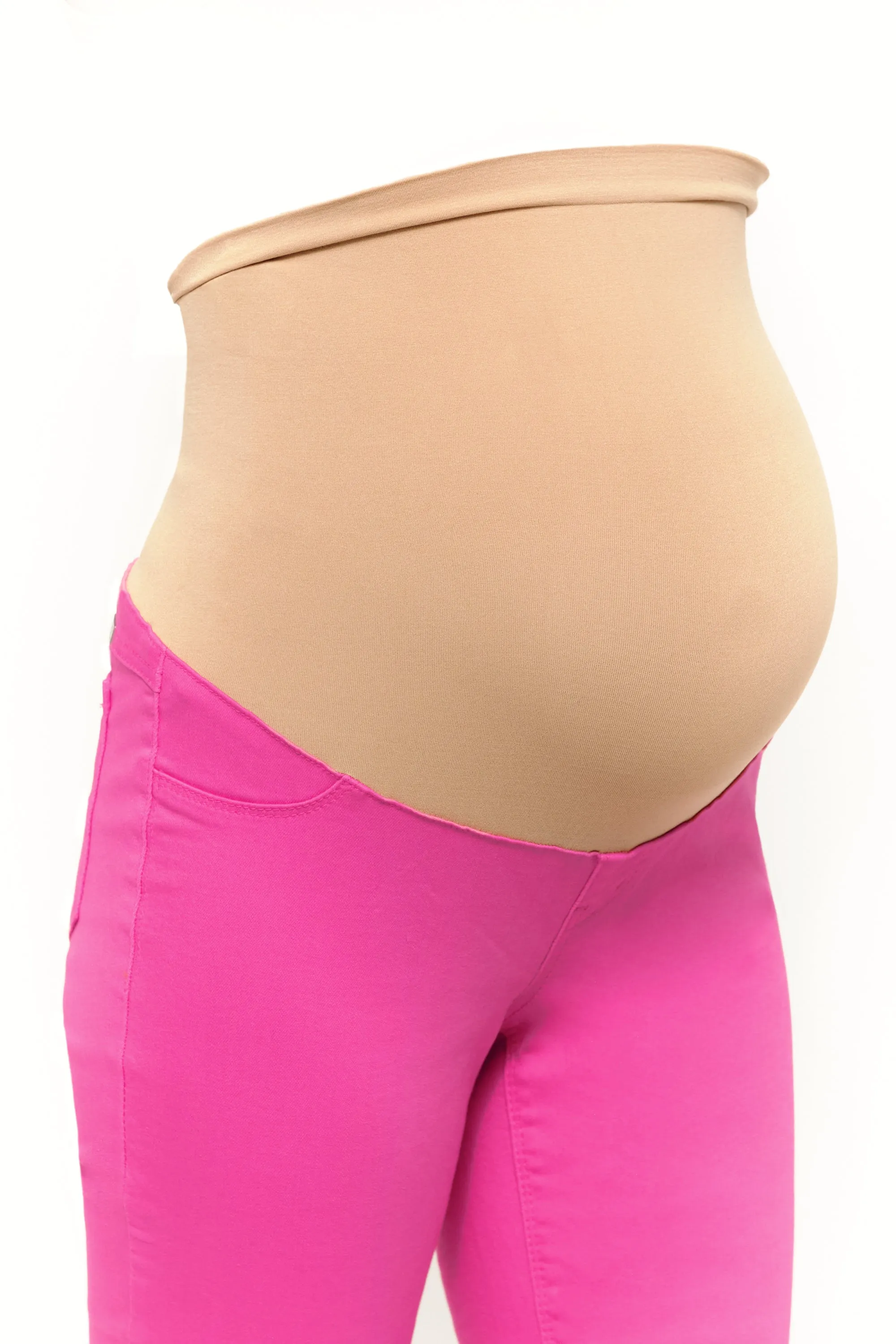 Maternity 28" Ankle Skinny w/ Bellyband in Pink Fade sold by 1822 Denim product image thumbnail 4