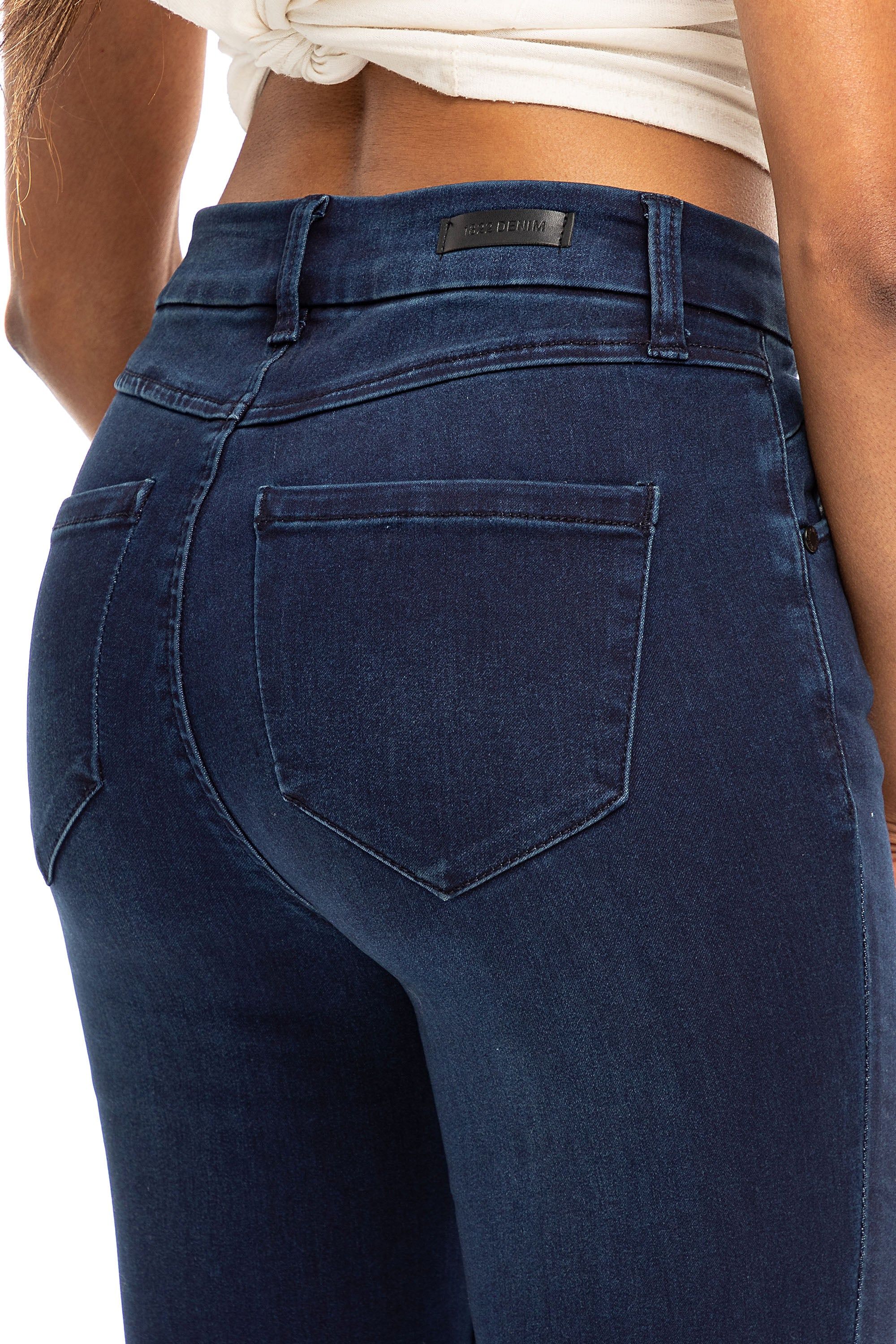 Classic 30" High-Rise Better Butter Ankle Skinny in Lyric sold by 1822 Denim product image thumbnail 5