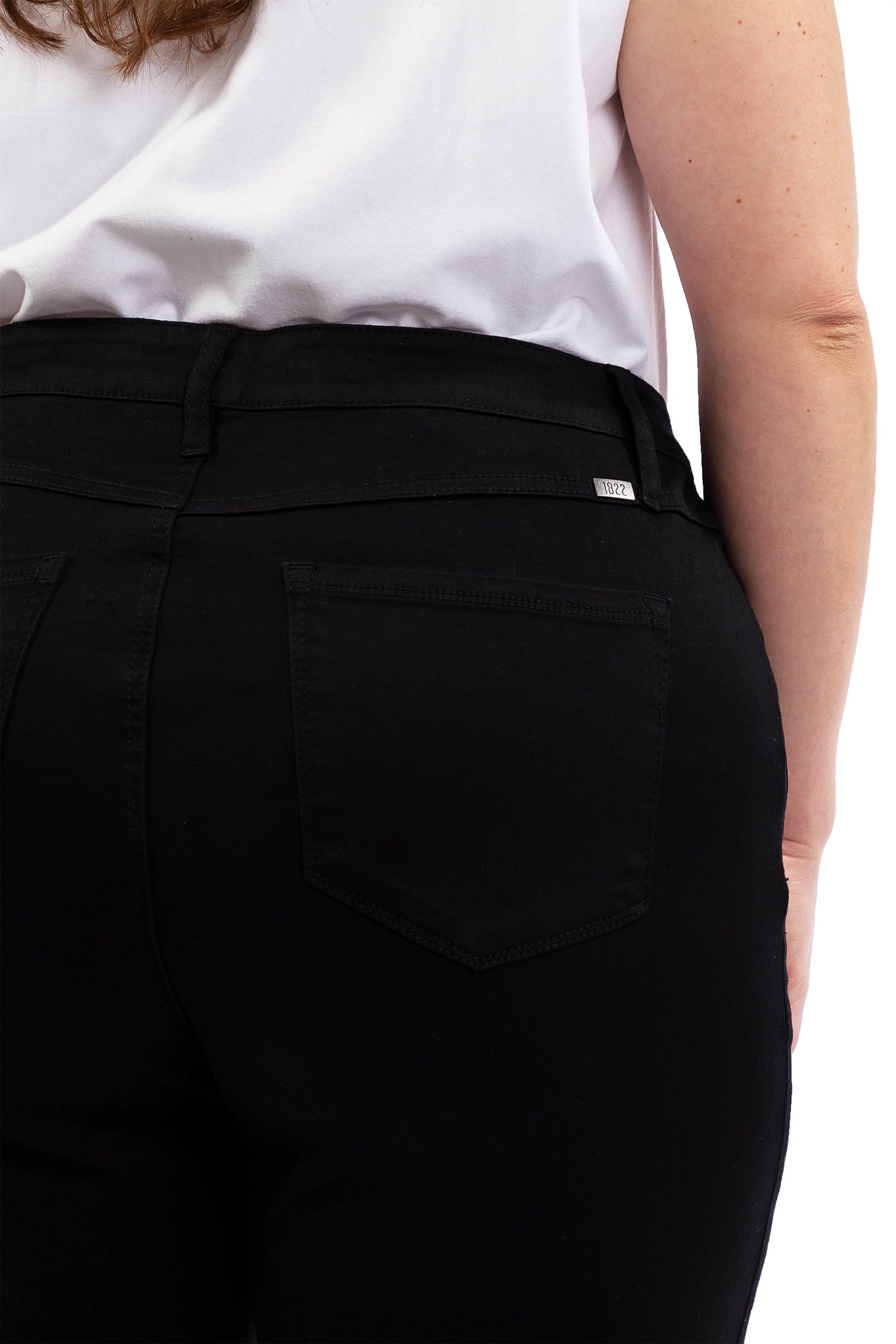 Plus 30" High-Rise Butter Ankle Skinny In Black sold by 1822 Denim product image thumbnail 5