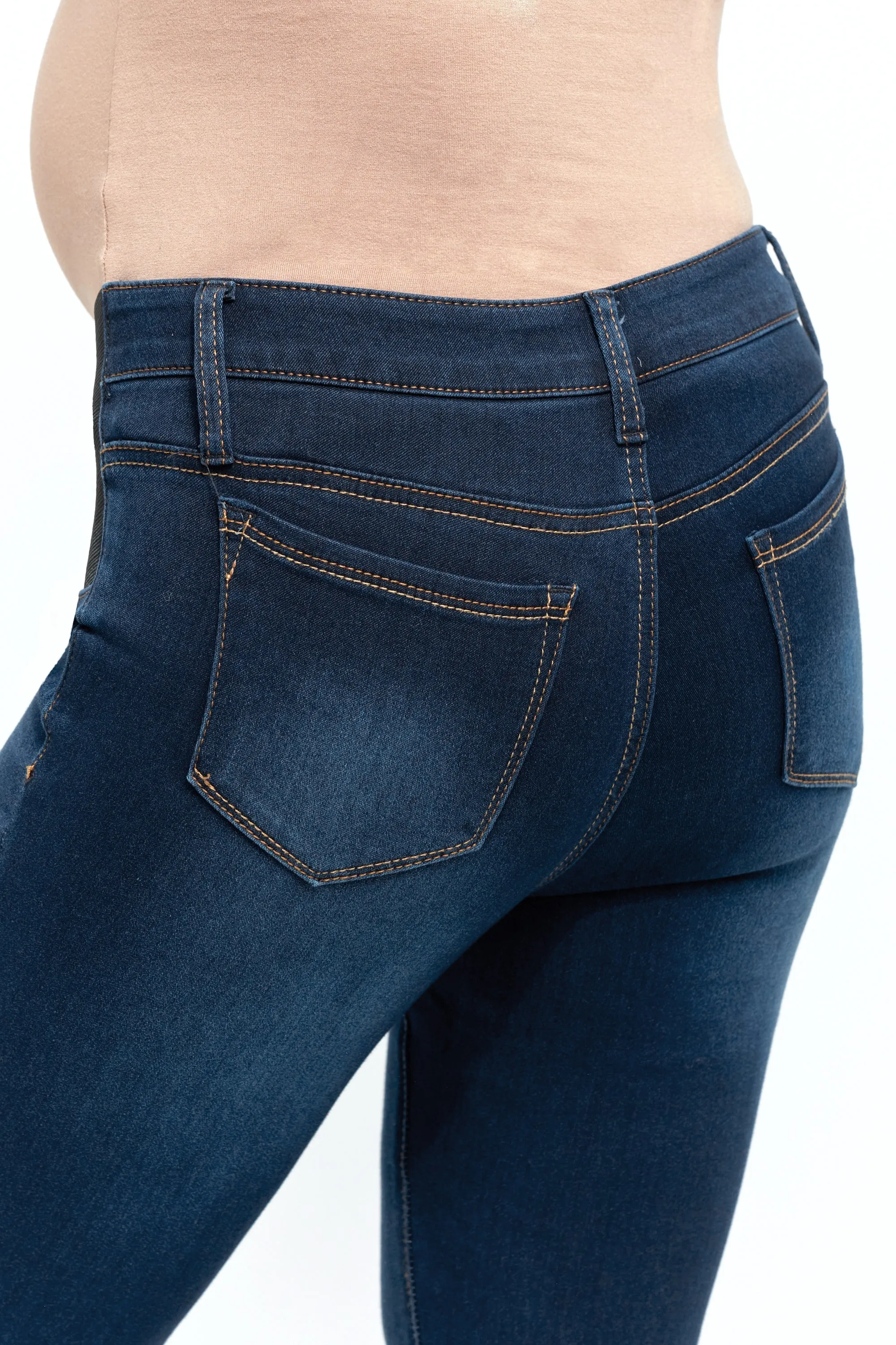 Maternity Butter Ankle Skinny w/ Side Panel in Lennox sold by 1822 Denim product image thumbnail 5