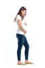 Maternity Butter Ankle Skinny w/ Side Panel in Lennox sold by 1822 Denim