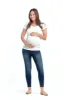 Maternity Butter Ankle Skinny w/ Side Panel in Lennox sold by 1822 Denim
