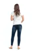 Maternity Butter Ankle Skinny w/ Side Panel in Lennox sold by 1822 Denim