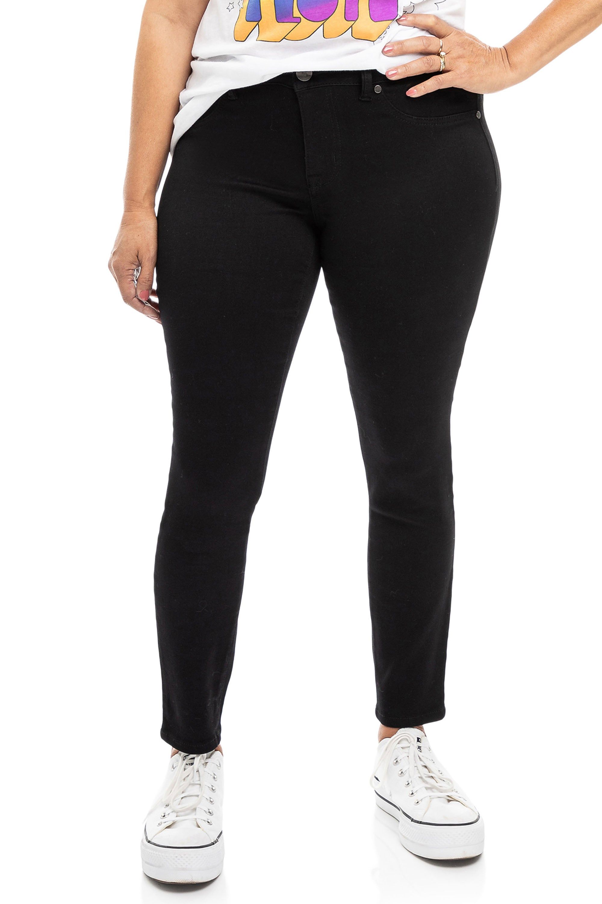 Curvy Butter Ankle Skinny in Black sold by 1822 Denim product image thumbnail 4