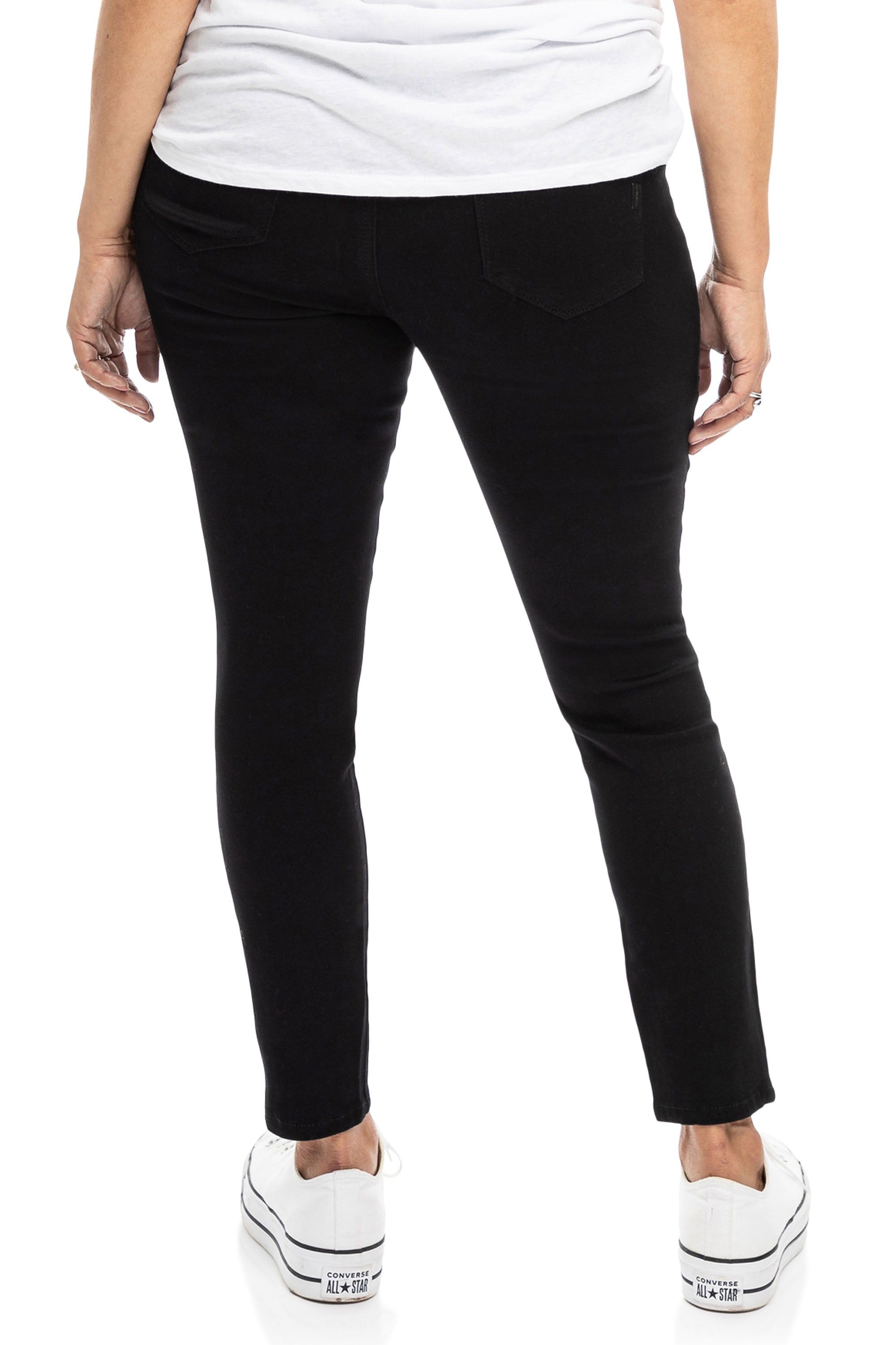Curvy Butter Ankle Skinny in Black sold by 1822 Denim product image thumbnail 5