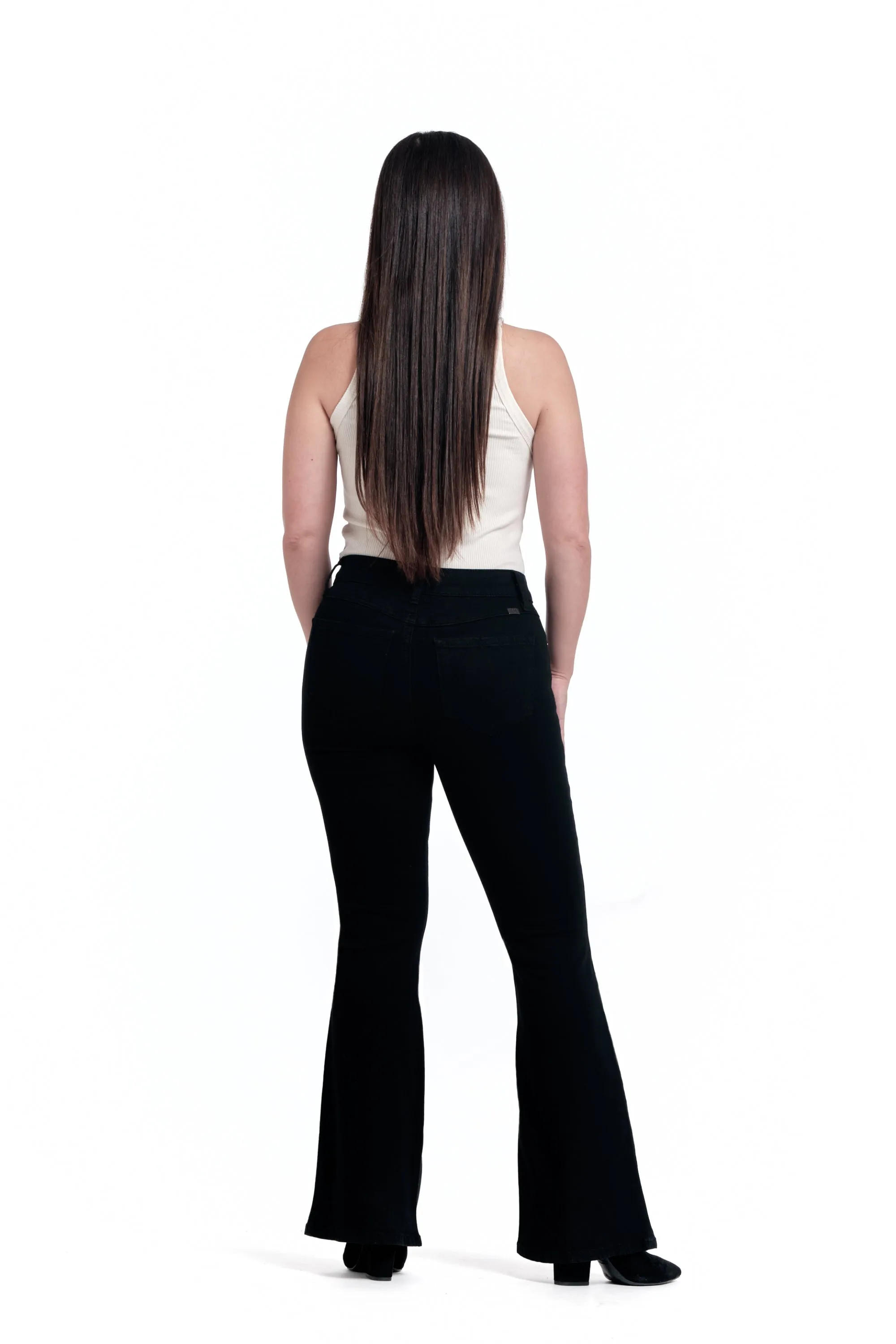 Petite Vintage Flare in Black sold by 1822 Denim product image thumbnail 3