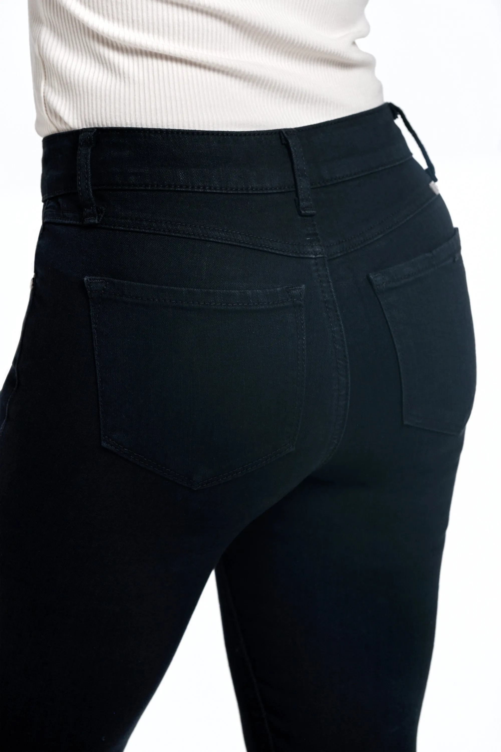 Petite Vintage Flare in Black sold by 1822 Denim product image thumbnail 5