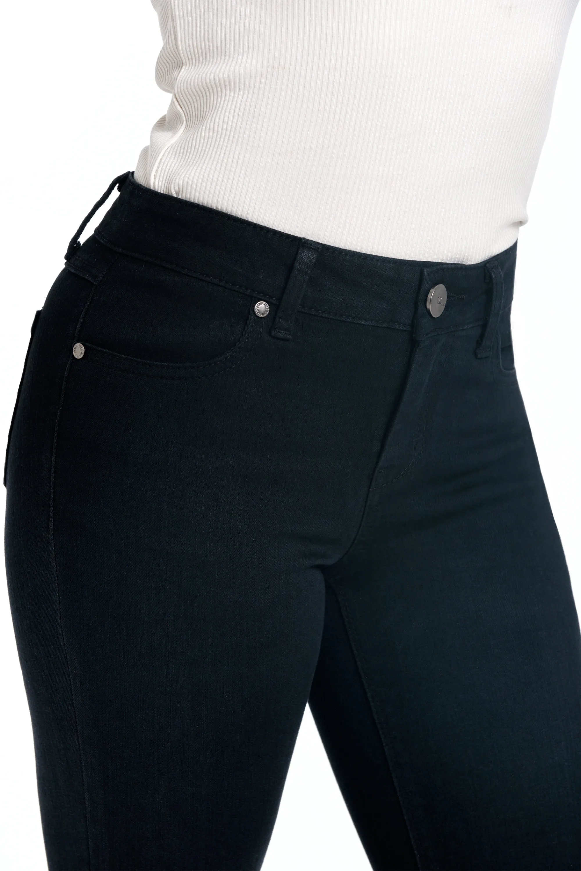Petite Vintage Flare in Black sold by 1822 Denim product image thumbnail 4