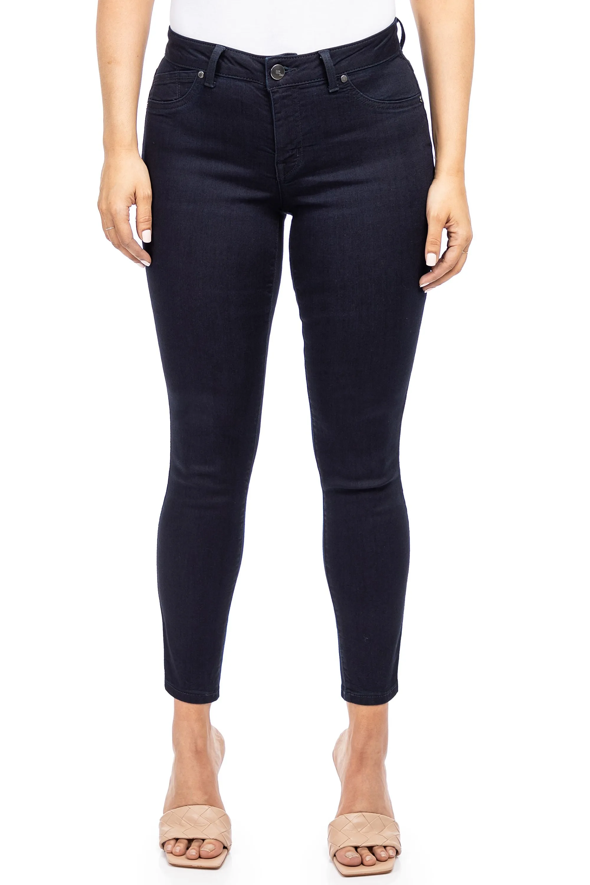 Curvy Fit & Life Shapewear Ankle Skinny In Rinse sold by 1822 Denim product image thumbnail 4