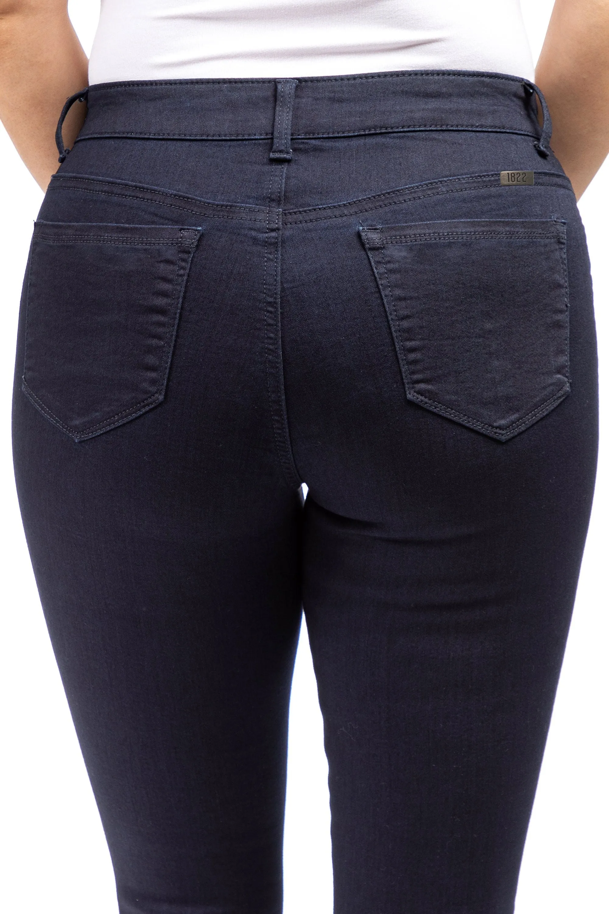 Curvy Fit & Life Shapewear Ankle Skinny In Rinse sold by 1822 Denim product image thumbnail 3