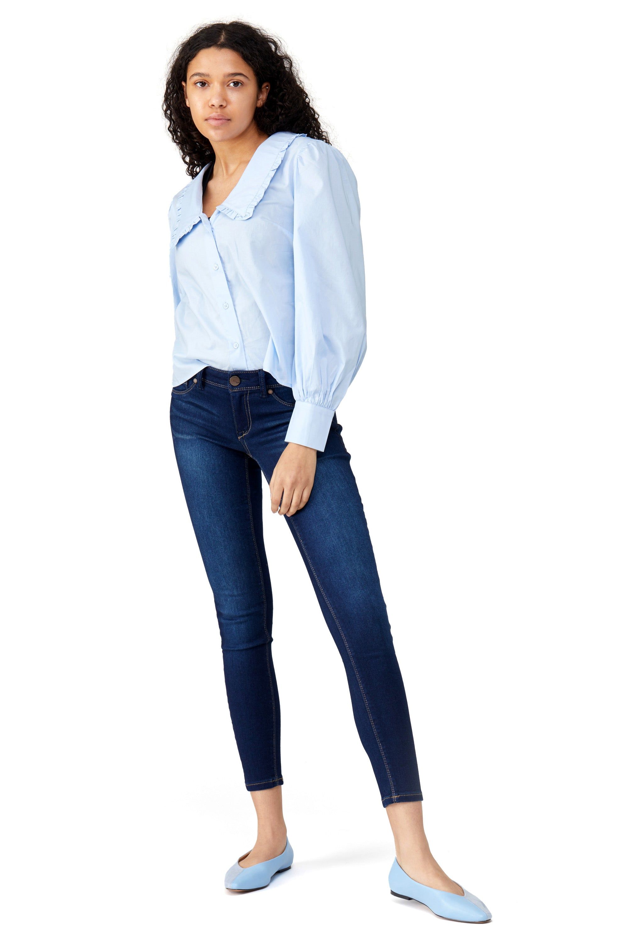 Butter Low-Rise Skinny In Wynter Raquel sold by 1822 Denim