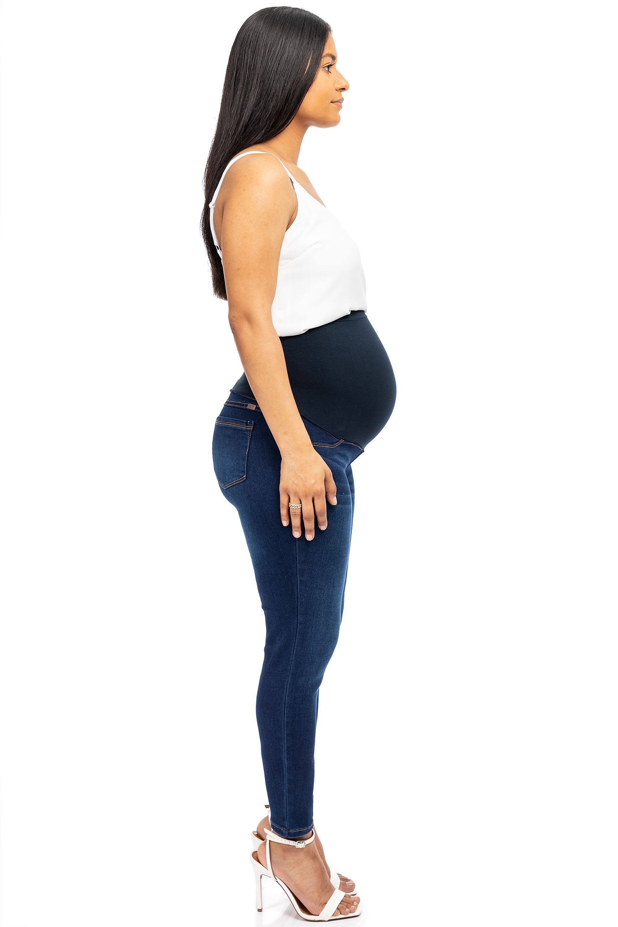 Maternity 26" Butter Ankle Skinny In Wynter Lennox sold by 1822 Denim product image thumbnail 7