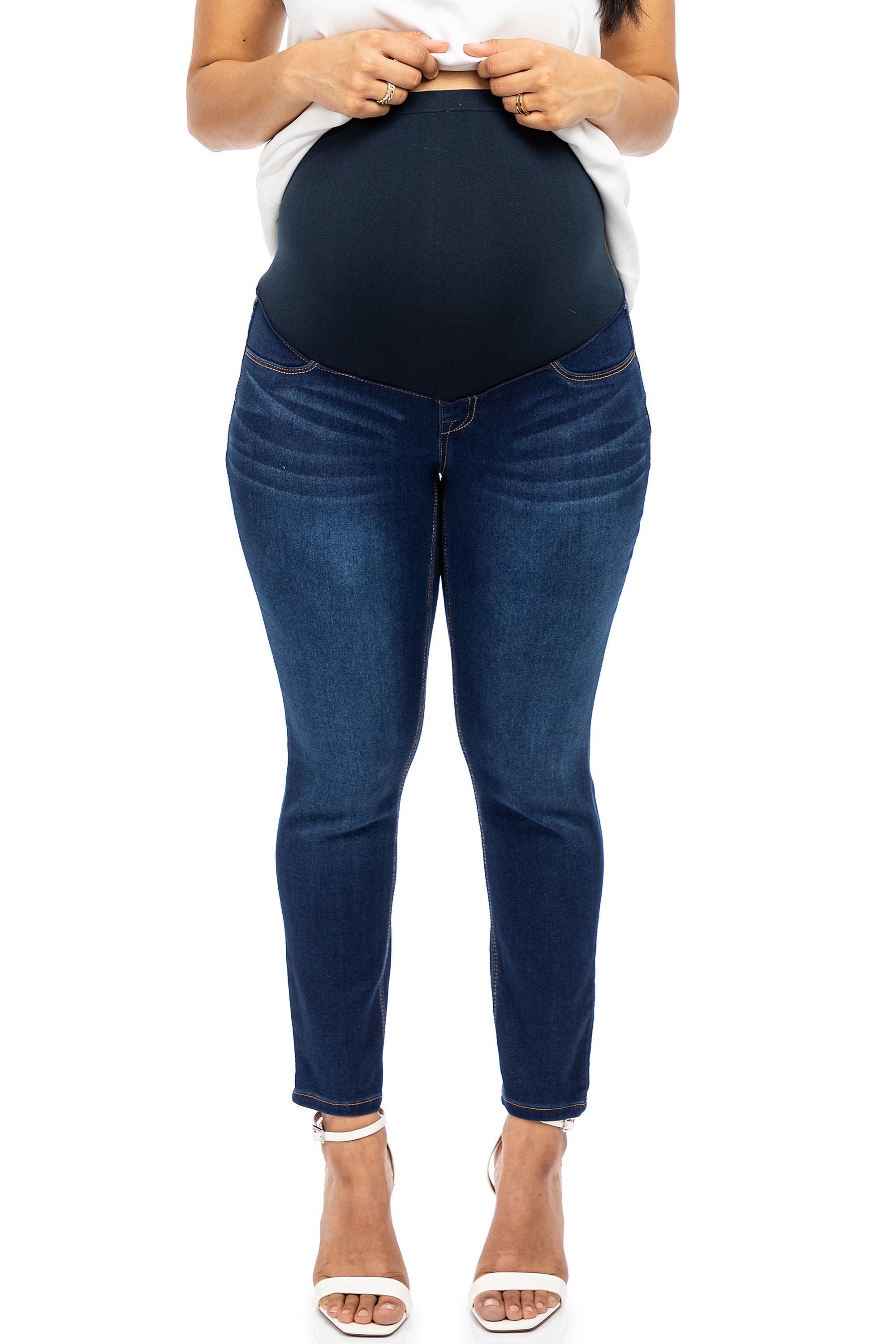Maternity 26" Butter Ankle Skinny In Wynter Lennox sold by 1822 Denim product image thumbnail 3