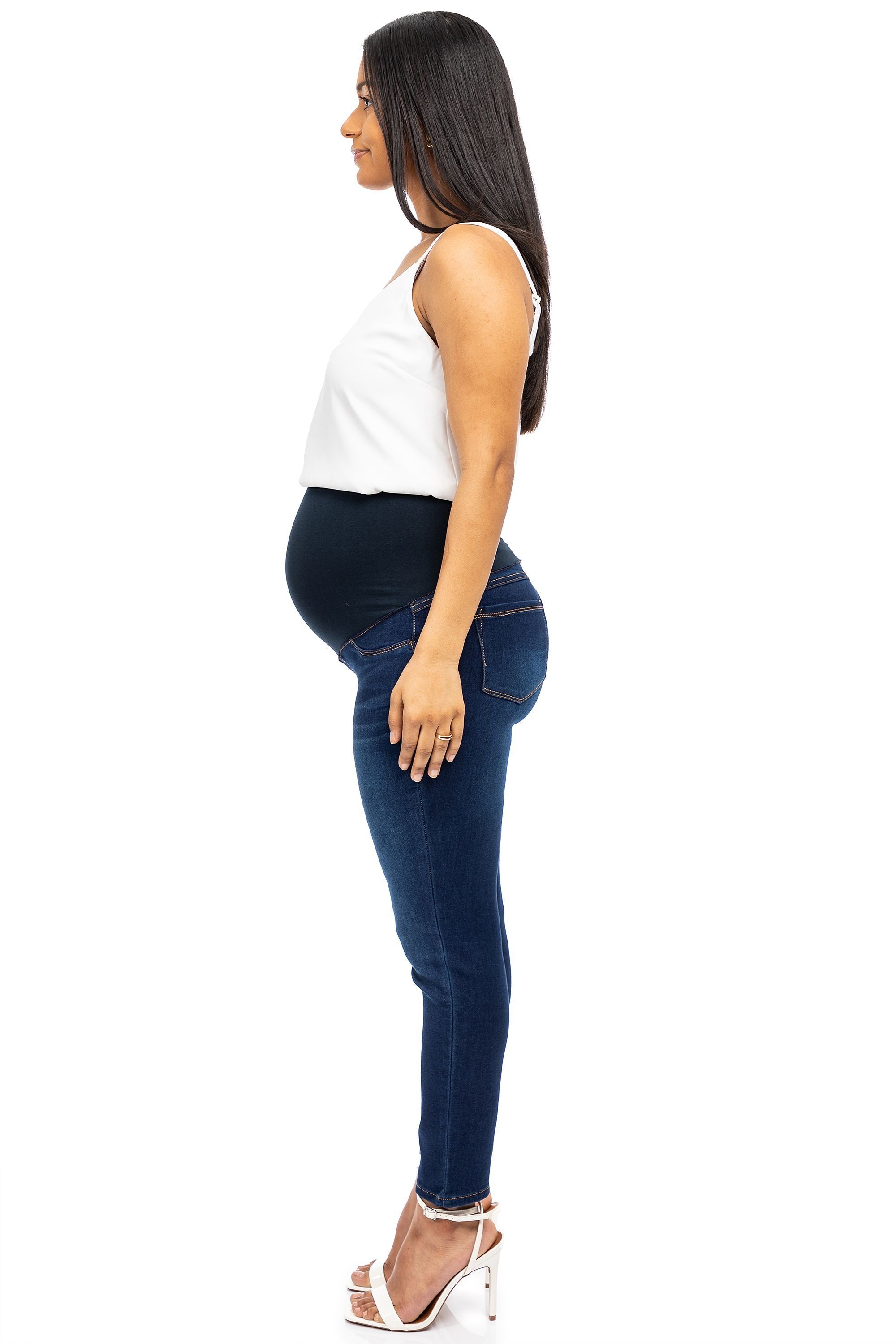 Maternity 26" Butter Ankle Skinny In Wynter Lennox sold by 1822 Denim product image thumbnail 6