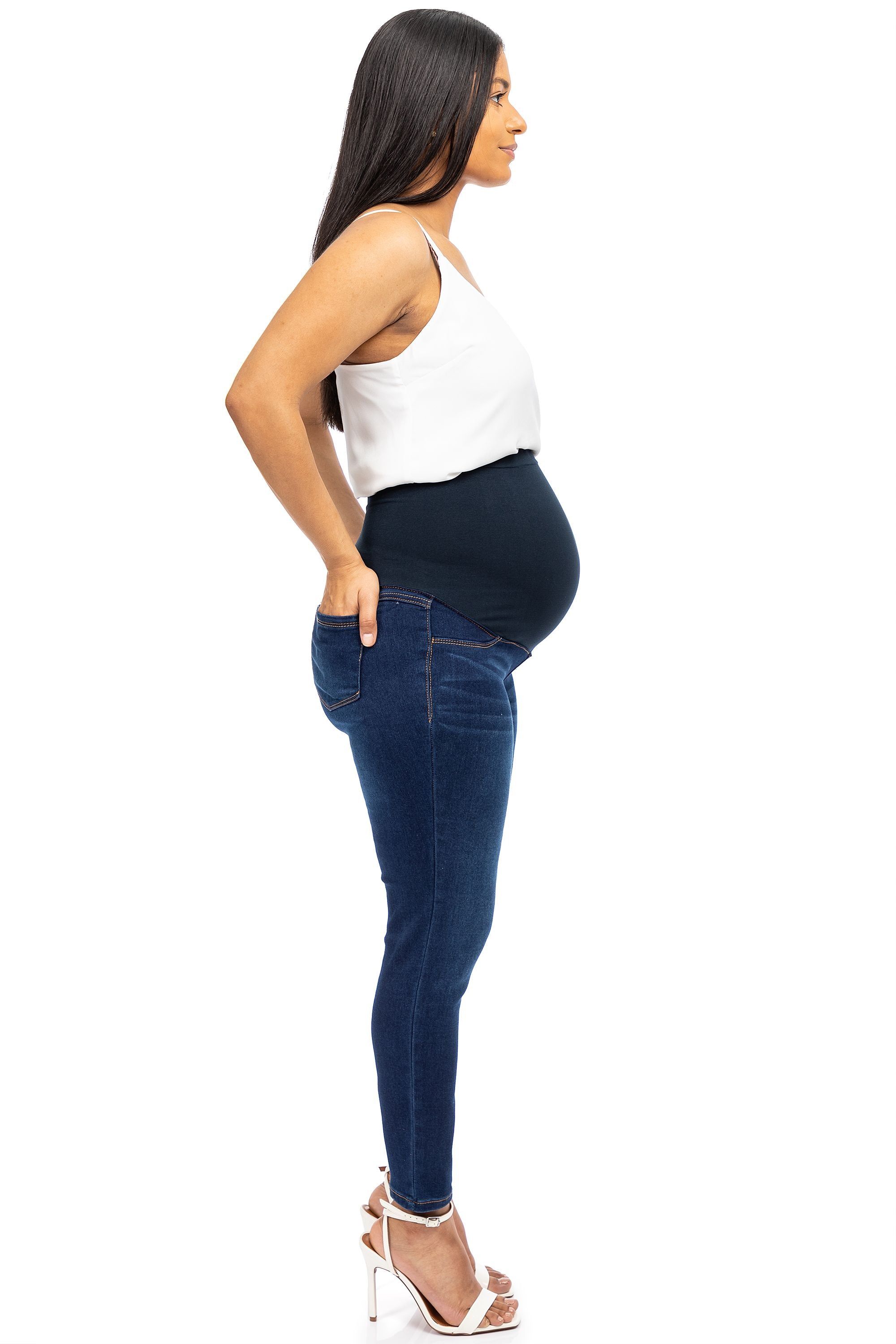 Maternity 26" Butter Ankle Skinny In Wynter Lennox sold by 1822 Denim product image thumbnail 9