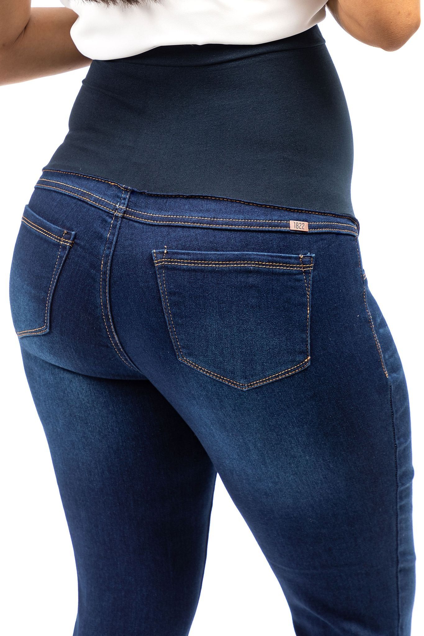 Maternity 26" Butter Ankle Skinny In Wynter Lennox sold by 1822 Denim product image thumbnail 8