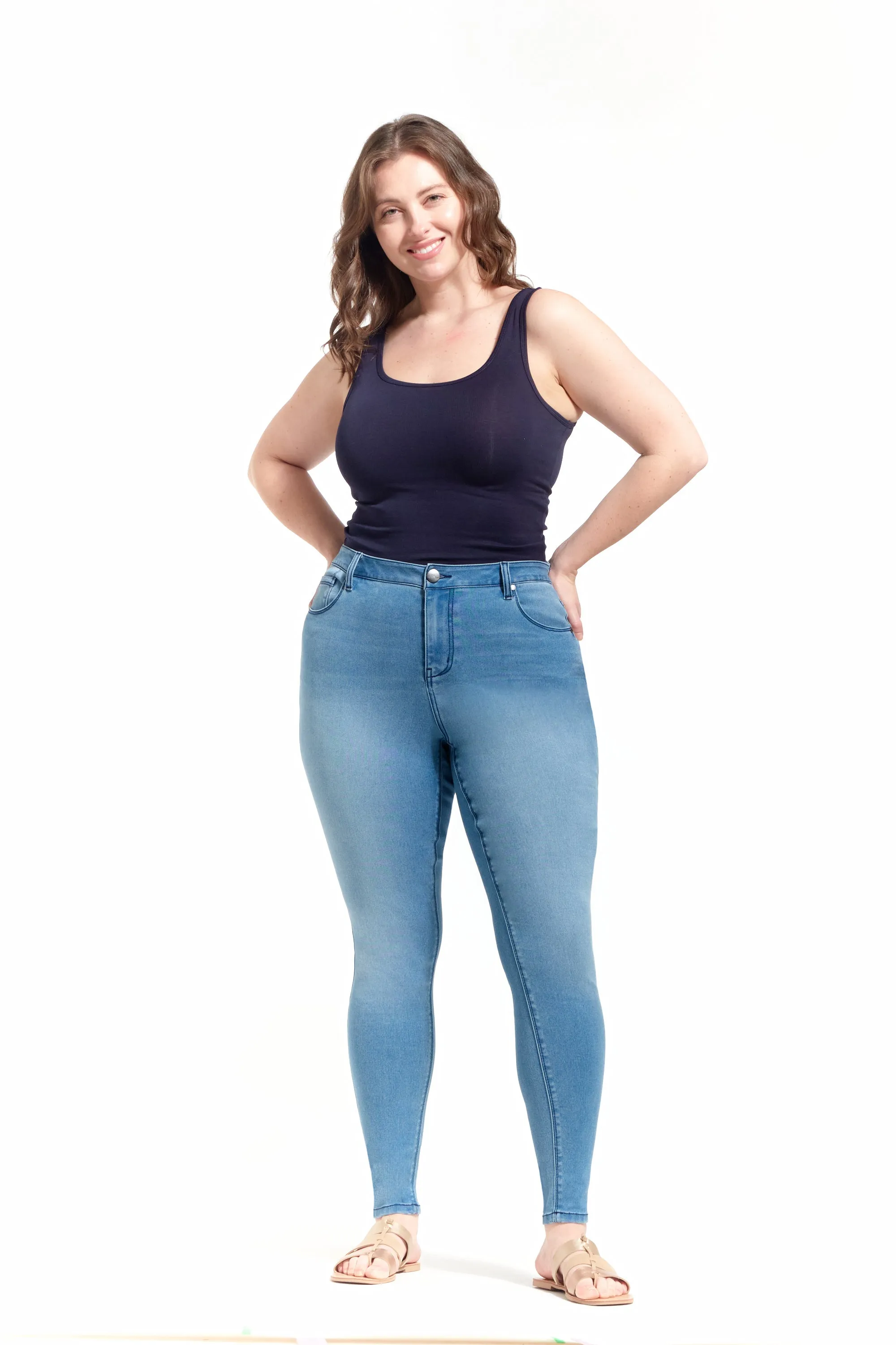 Plus Ava Butter Skinny in Tori sold by 1822 Denim