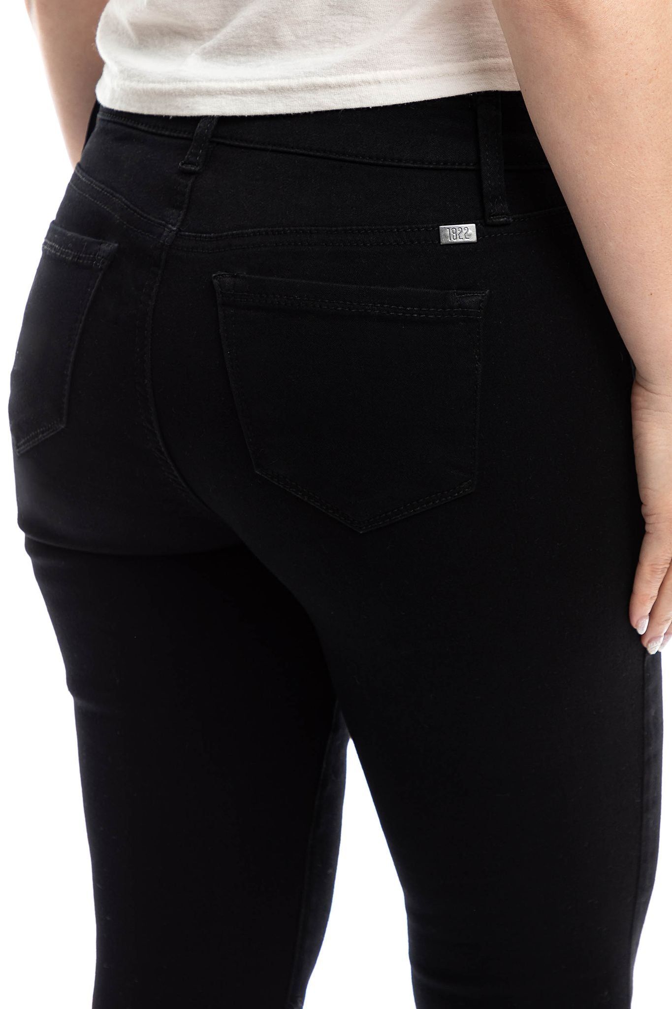 Petite Butter Skinny In Wynter Black sold by 1822 Denim product image thumbnail 8