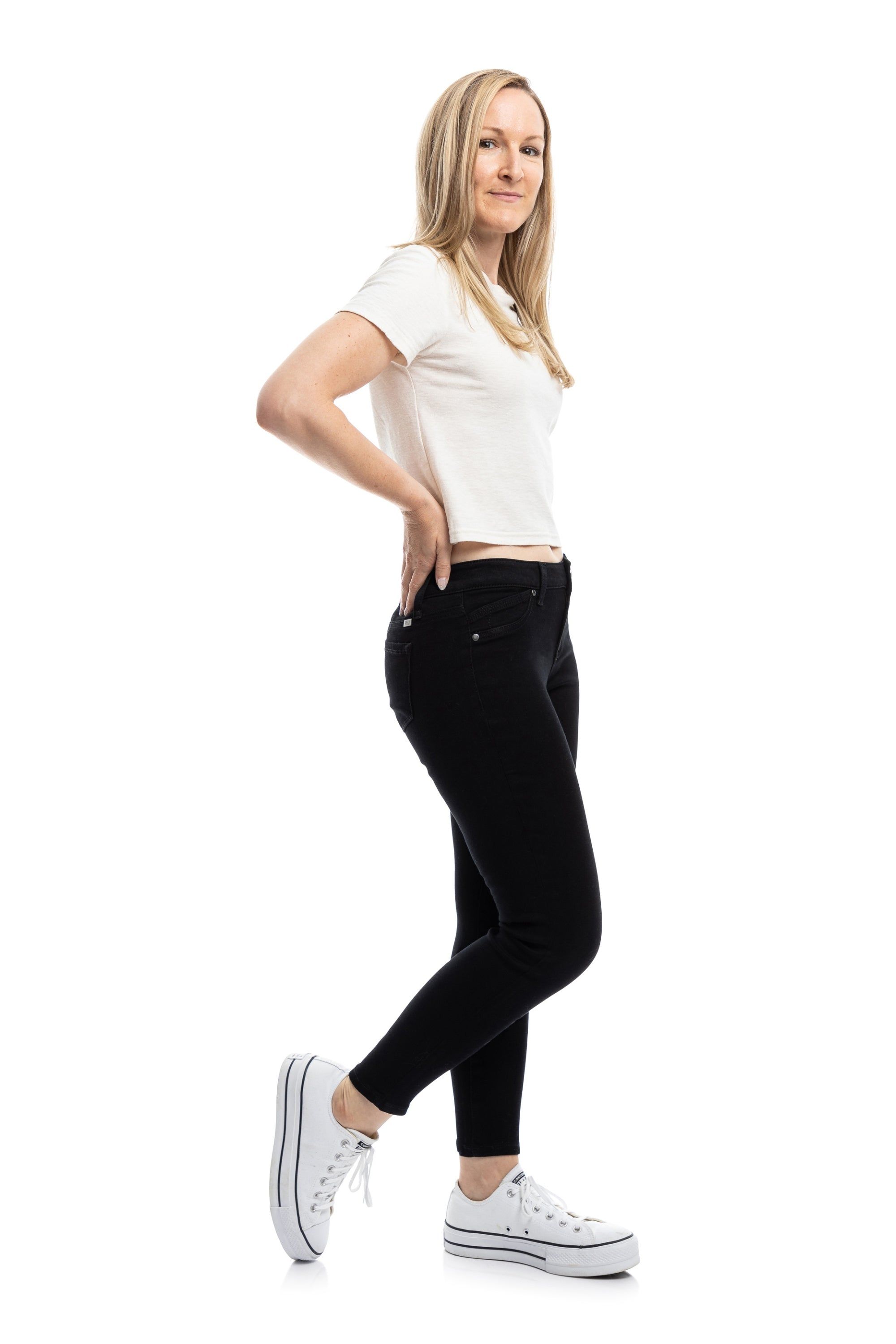 Petite Butter Skinny In Wynter Black sold by 1822 Denim product image thumbnail 3
