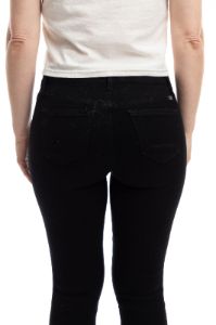 Petite 26" High-Rise Butter Ankle Skinny In Wynter Black sold by 1822 Denim