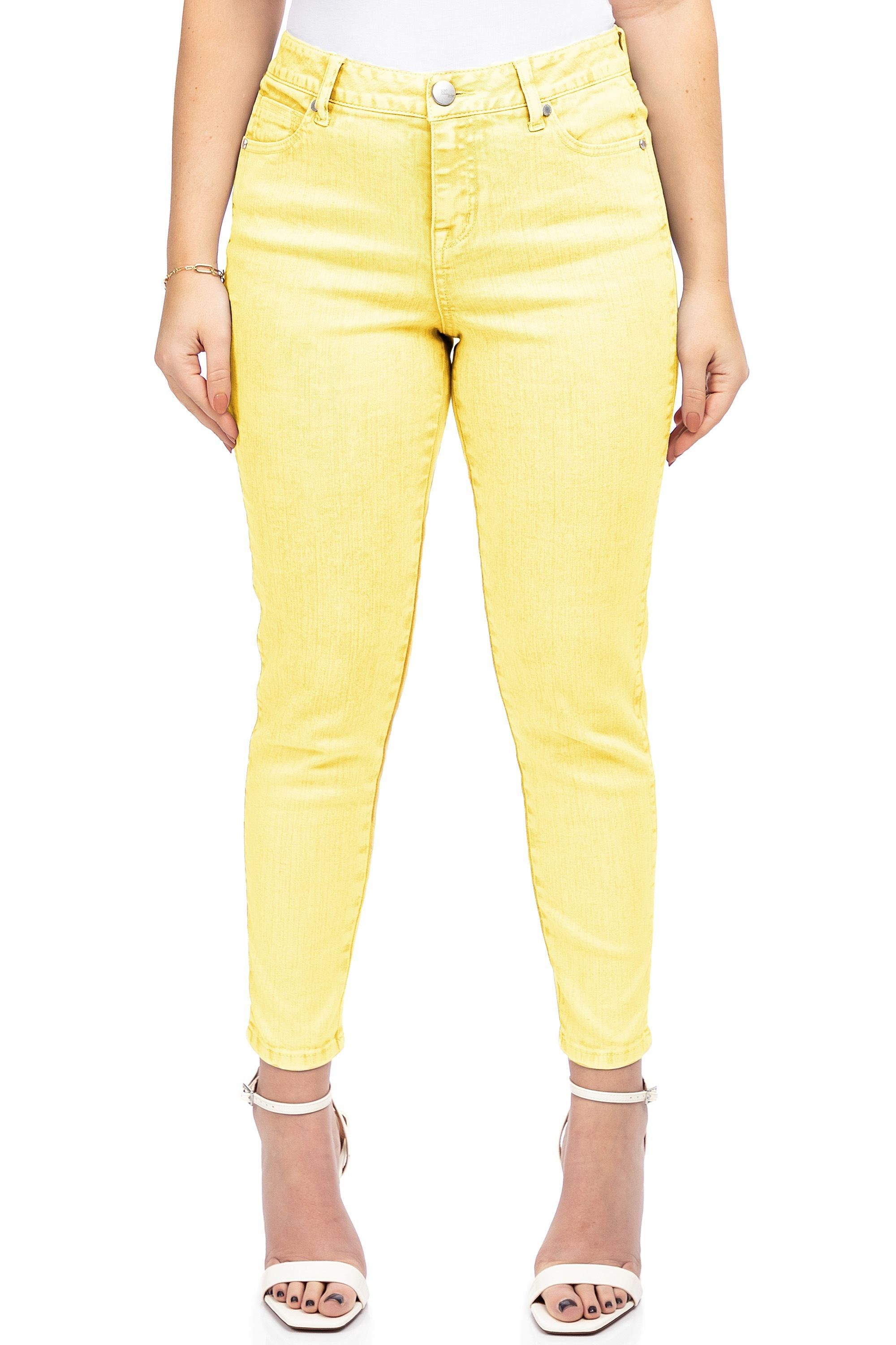 Petite 26" High-Rise Color Denim Ankle Skinny In Jillian sold by 1822 Denim product image thumbnail 3