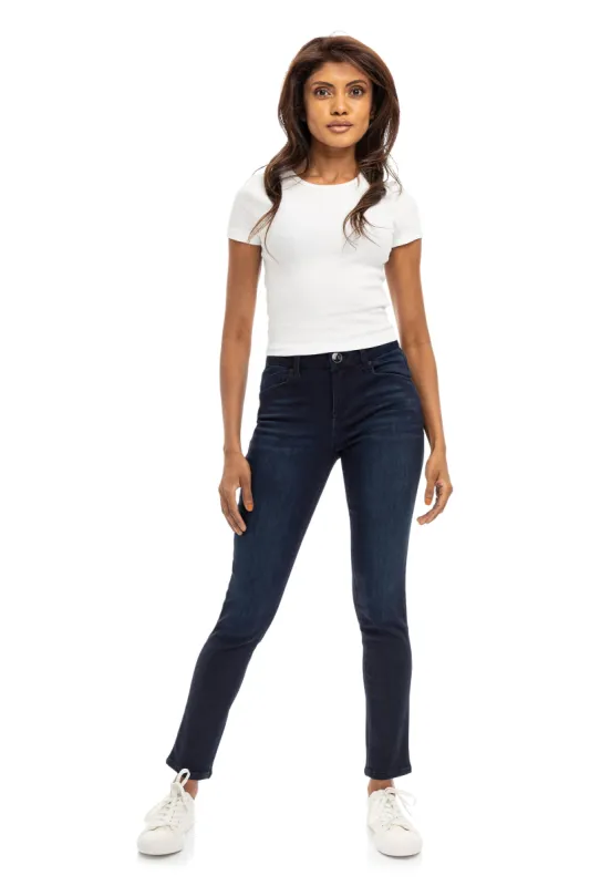 Madison Better Butter Ankle Skinny in Yanique made by 1822 Denim