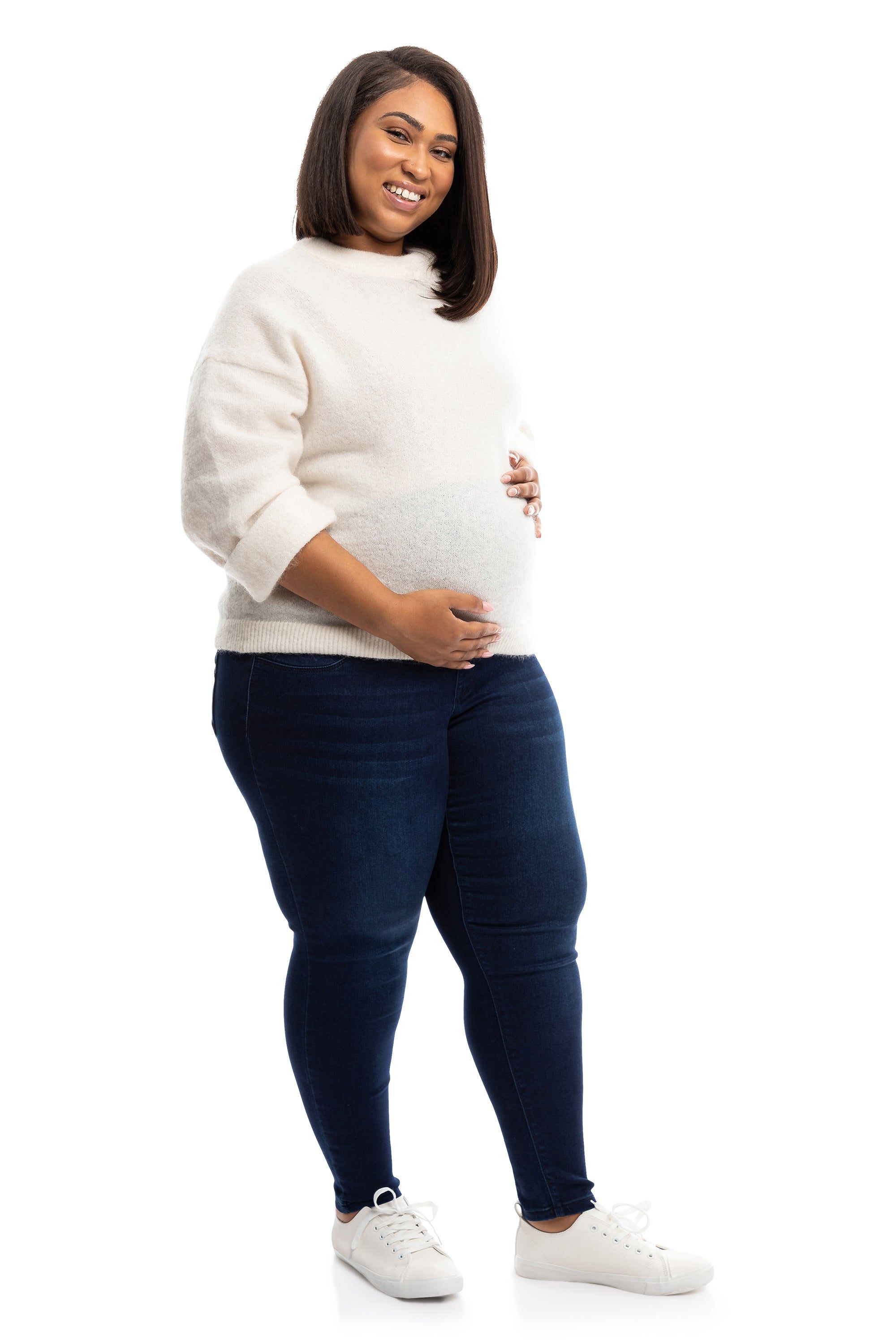 Maternity Plus 28" Butter Ankle Skinny With Bellyband In Wynter Marco sold by 1822 Denim product image thumbnail 2