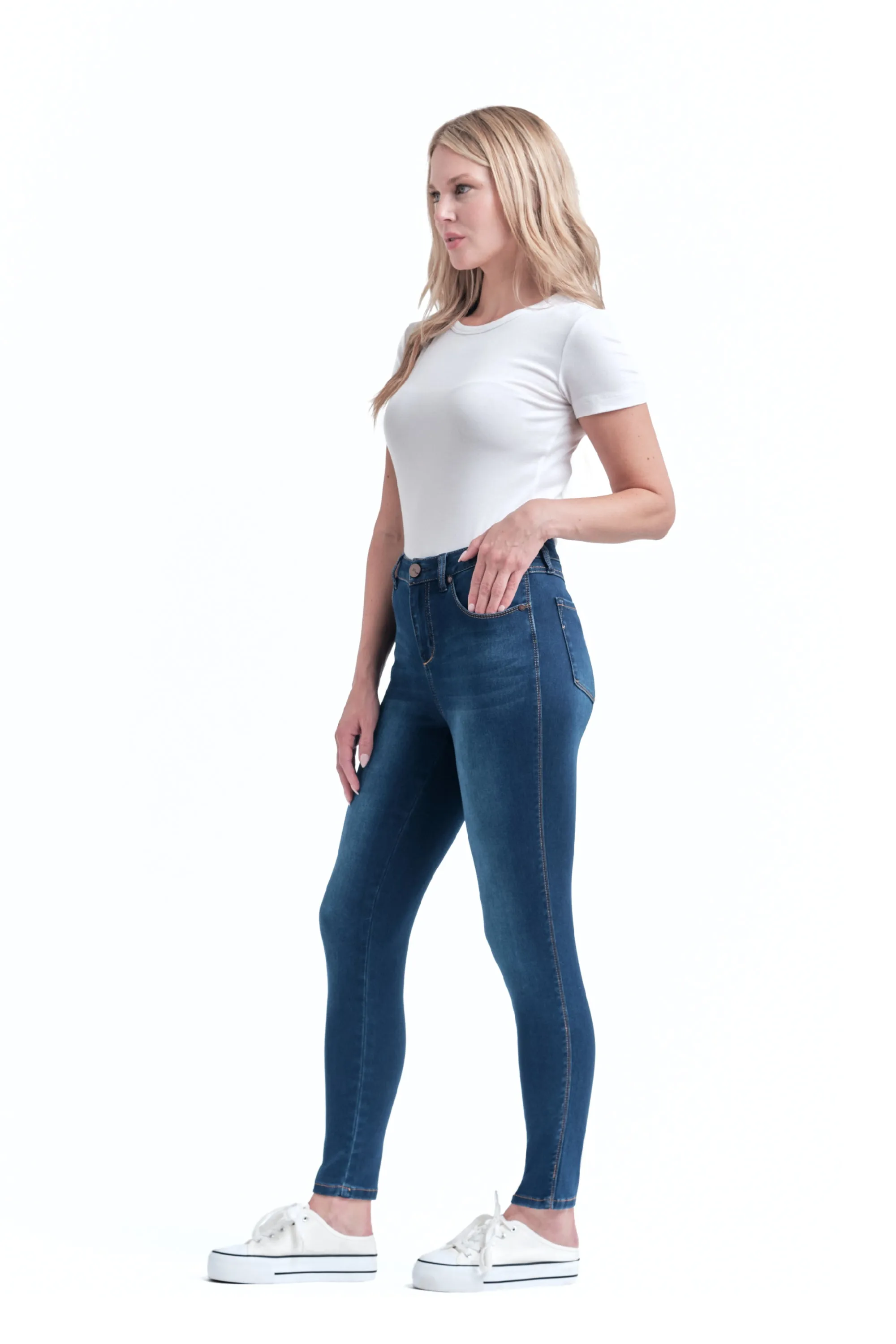 Gia Butter Ankle Skinny in Lennox sold by 1822 Denim product image thumbnail 2