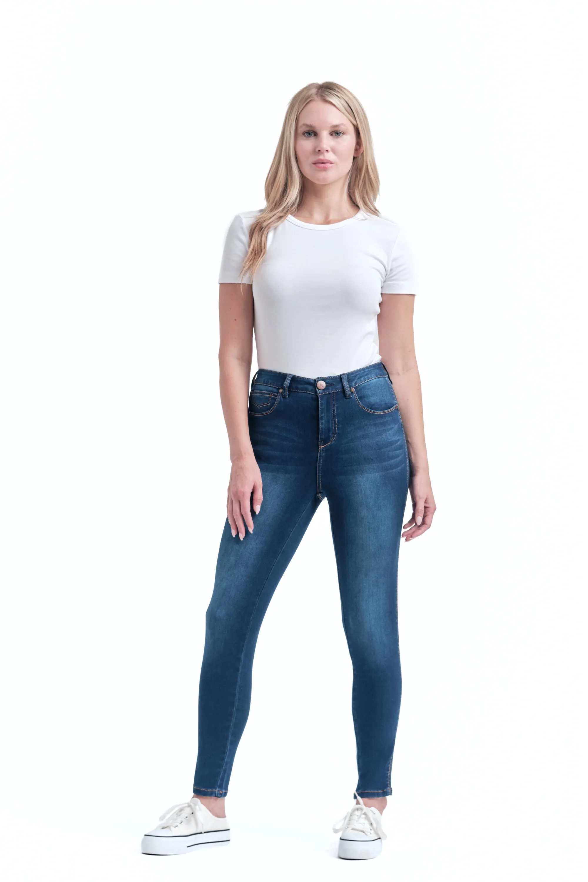 Gia Butter Ankle Skinny in Lennox sold by 1822 Denim