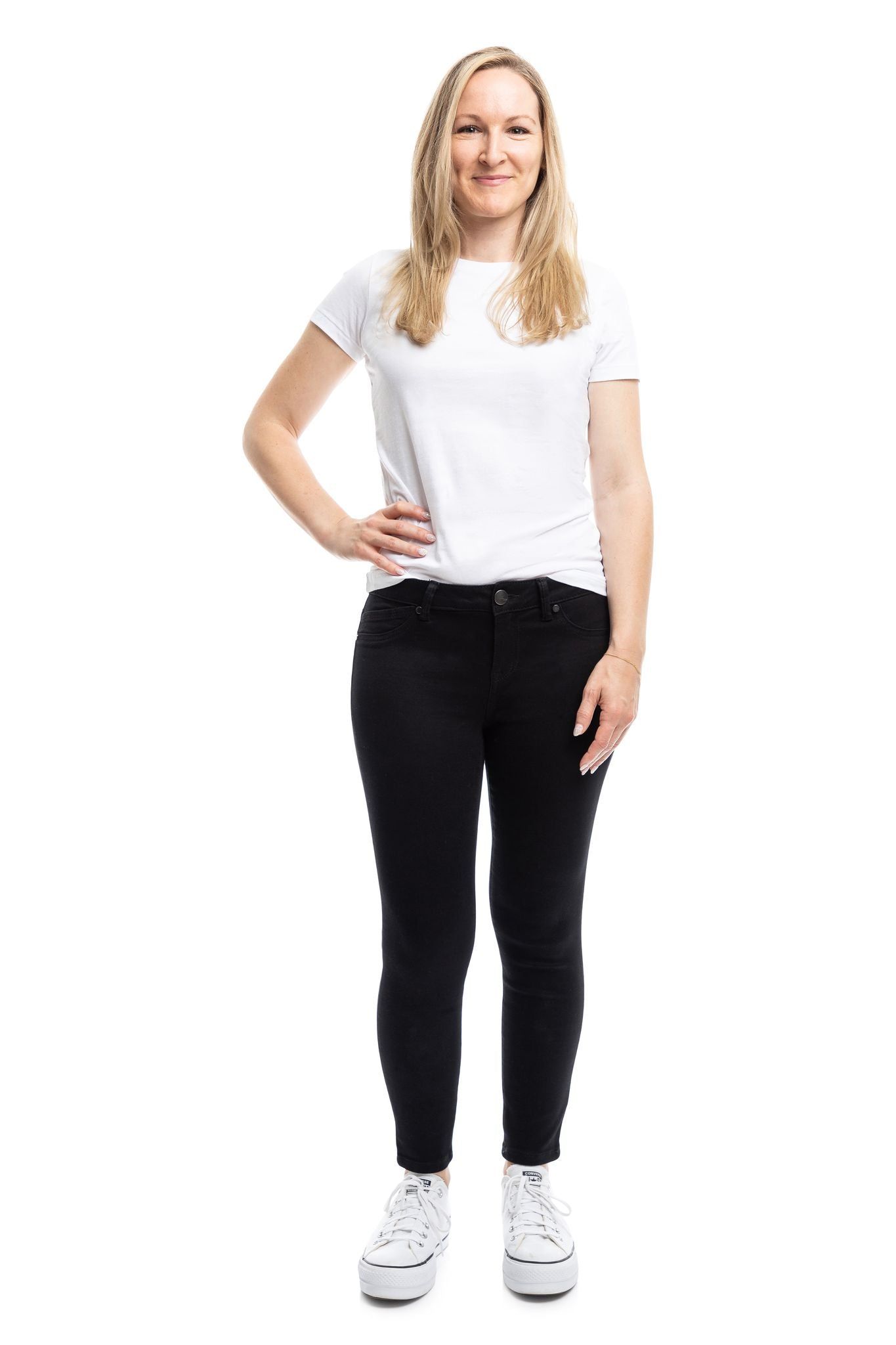 Petite Butter Skinny In Wynter Black sold by 1822 Denim product image thumbnail 2