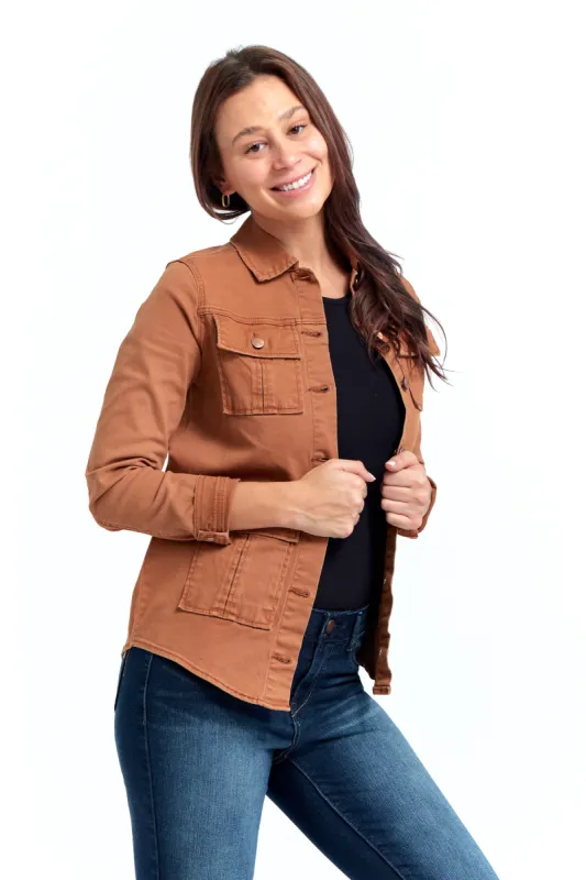 Utility Jacket In Maple sold by 1822 Denim